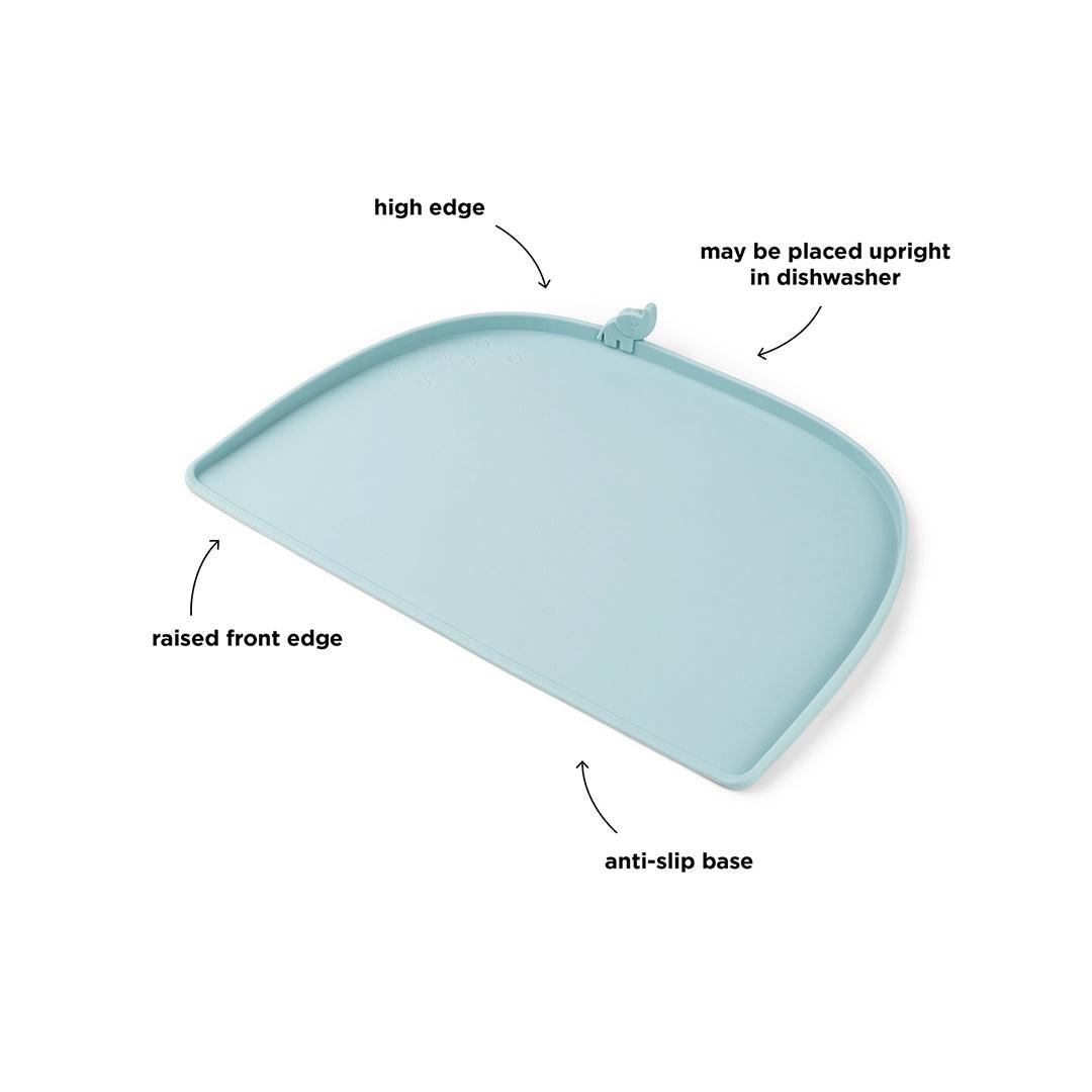  Done by Deer High Edge Silicone Placemat - Blue - Elphee、mySite、merchandisen