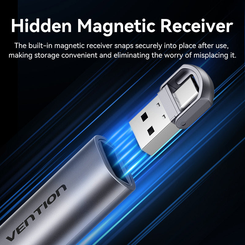 Vention Wireless PowerPoint Presentation Clicker with Green Laser Pointer、mySite、fannypackpong