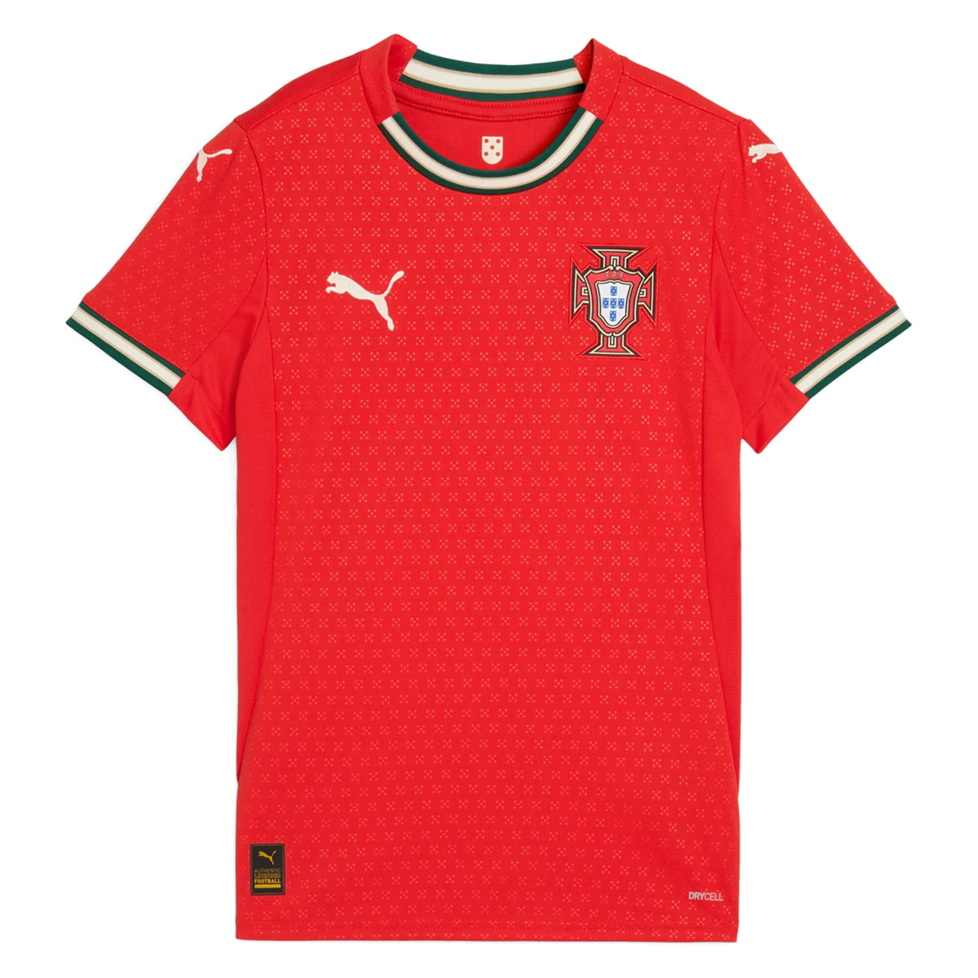 PUMA Women's Portugal 2025/26 Home Jersey Red、mySite、noshort