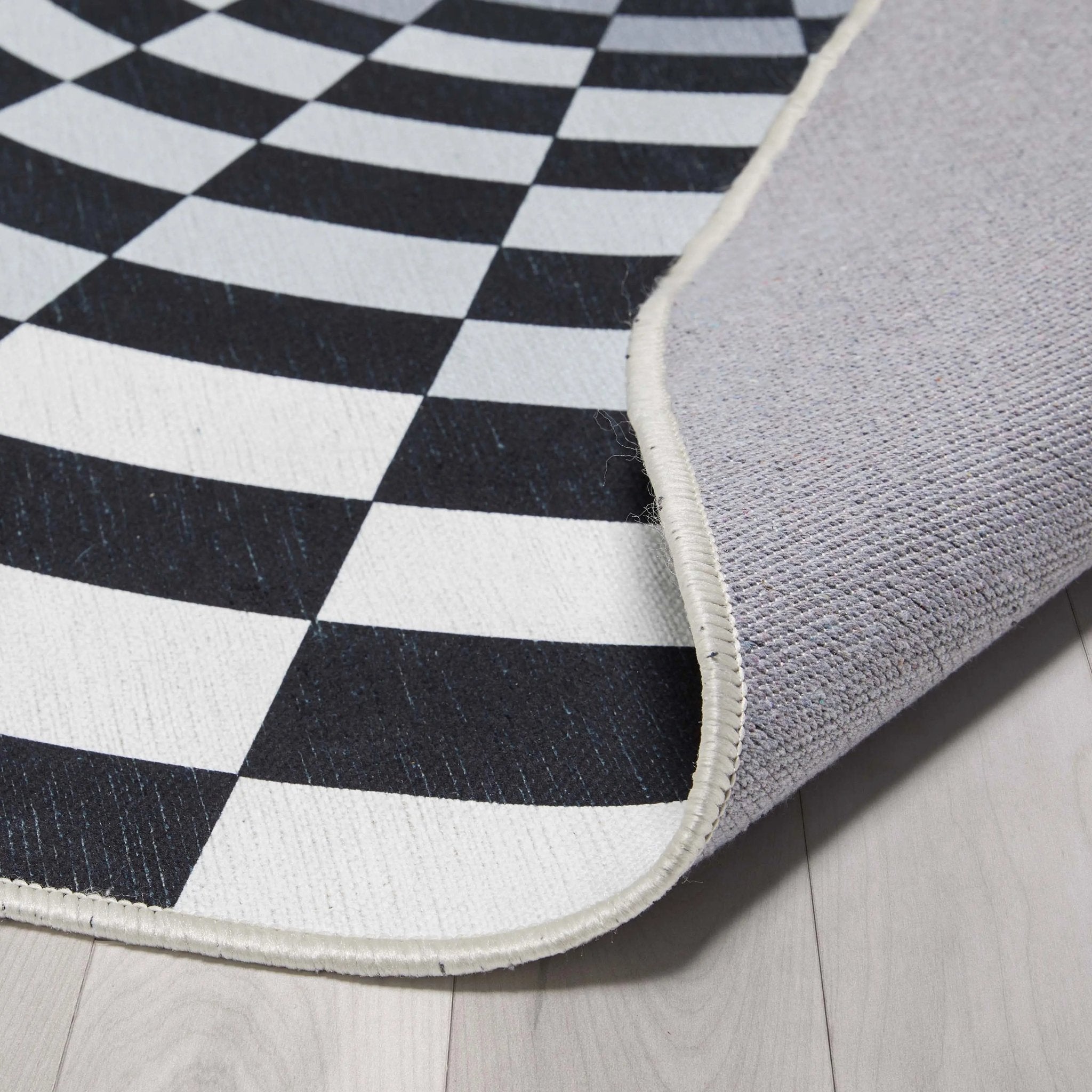3D Portal Bottomless Hole Black Ivory Area Flat-Weave Rug、mySite、gigharbornorthrealestate