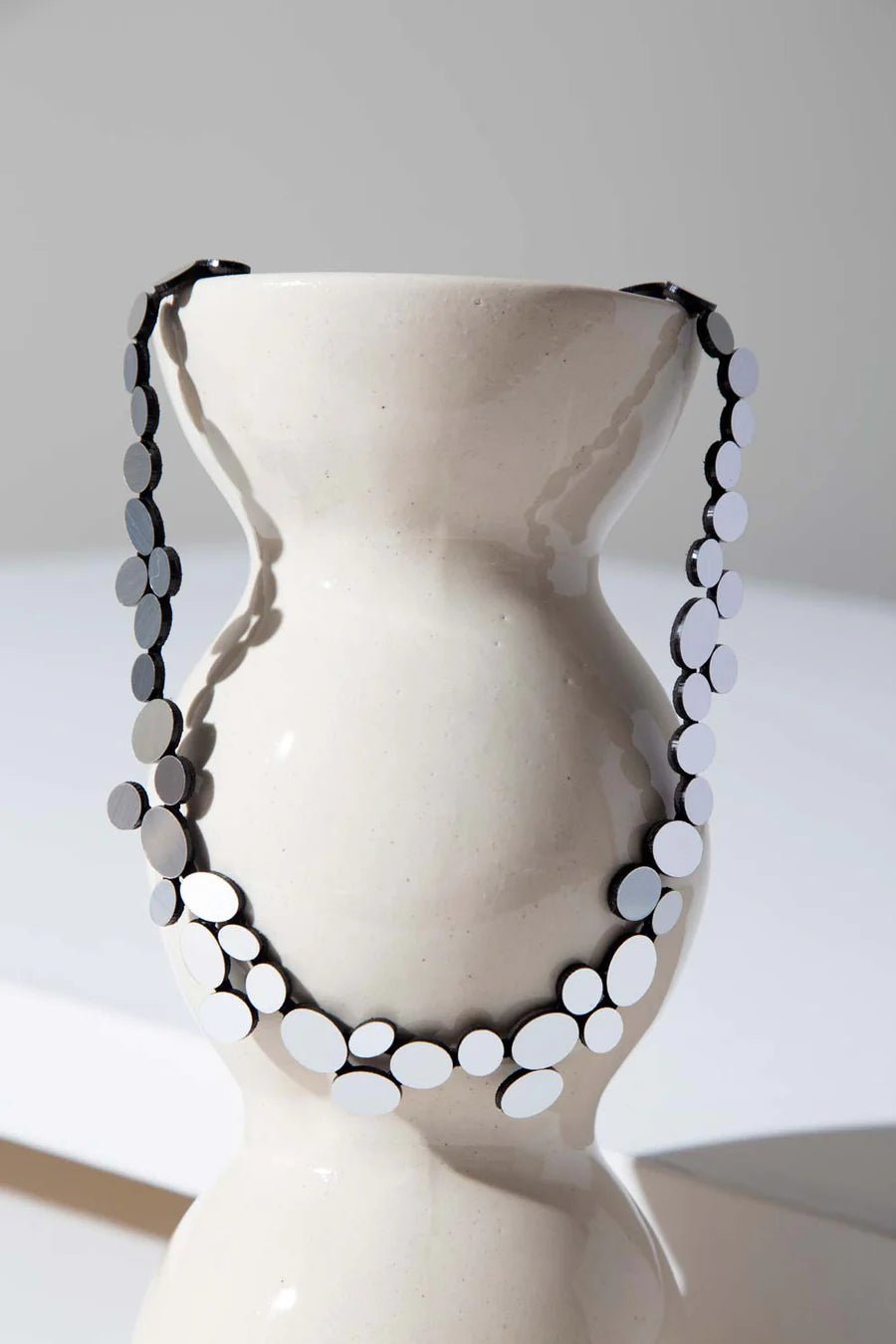  Organic Reflections Silver Necklace、mySite、elrpsem3k