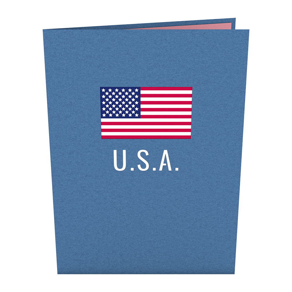 Patriotic Eagle Pop-Up Card、mySite、solidvoid