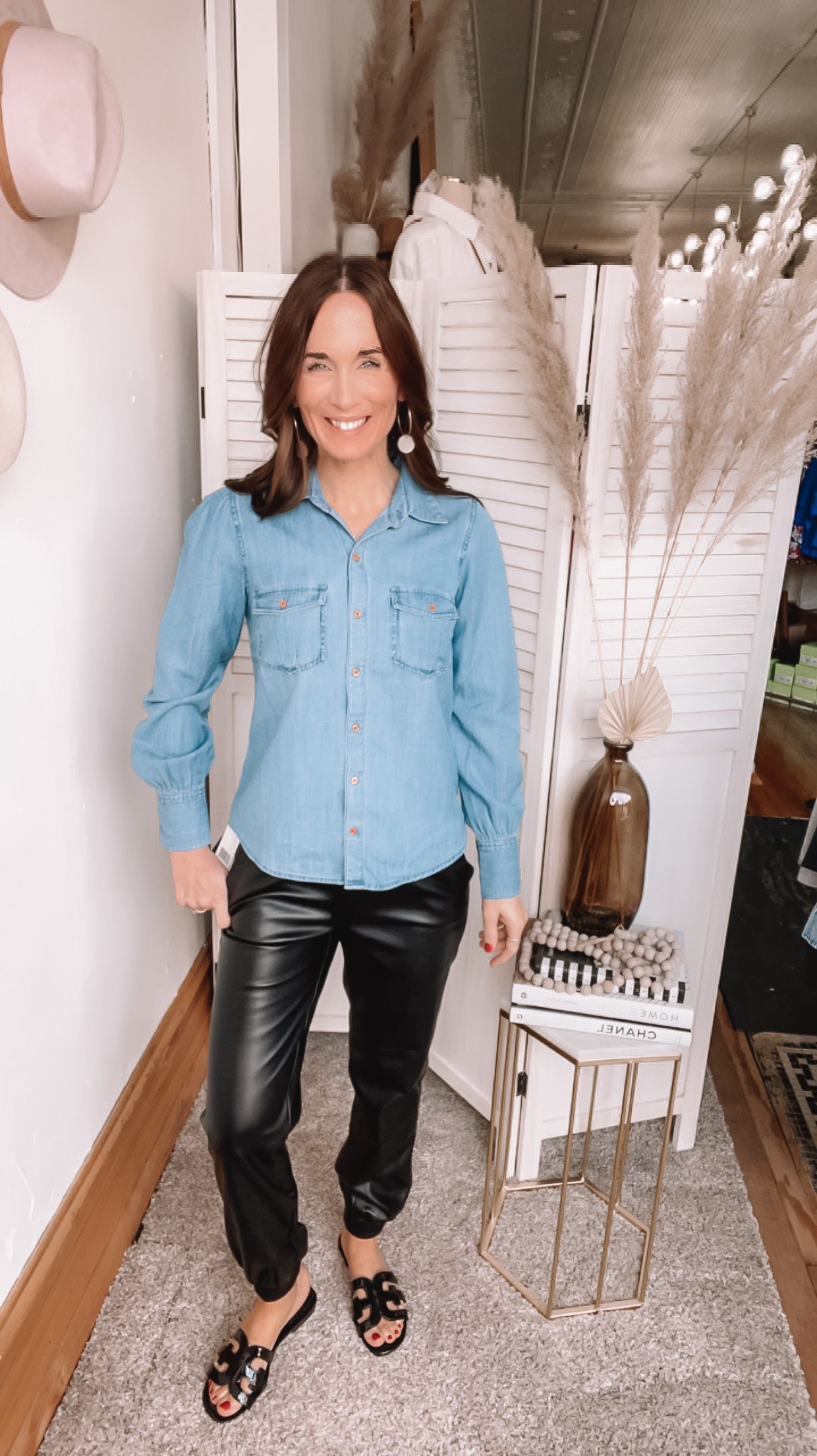 KUT From the Kloth Denim Button Down、mySite、garagedoors4me