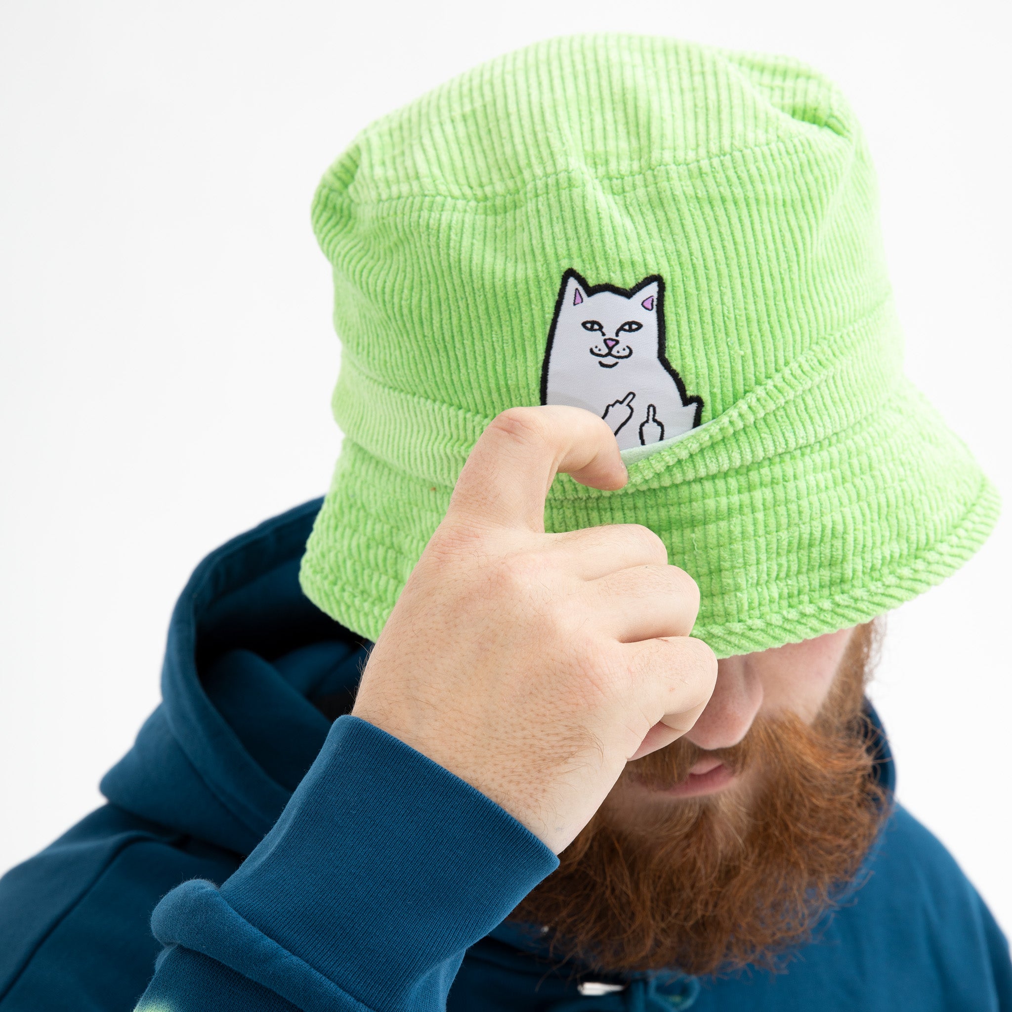  Lord Nermal Corduroy Bucket Hat (Mint)、mySite、merchandisen
