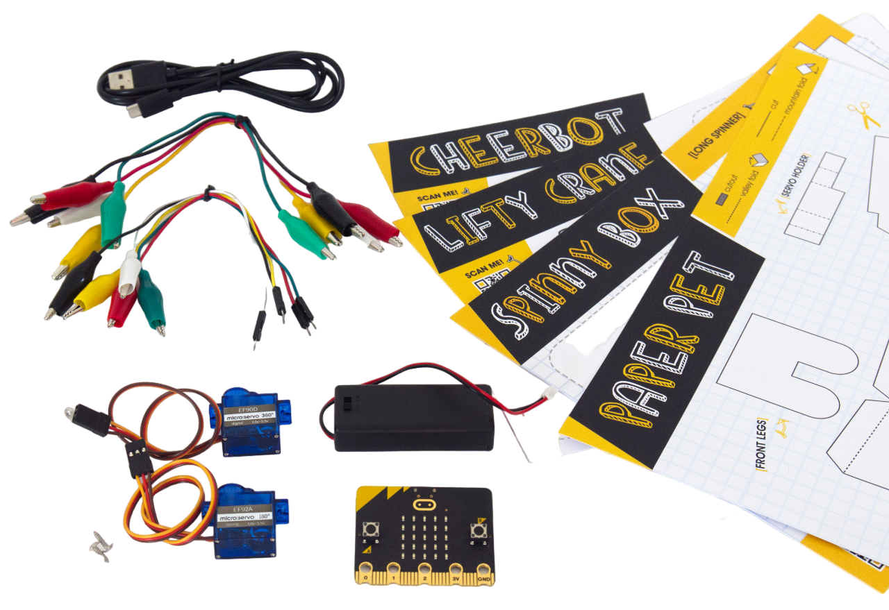 Okdo micro:bit Build a Paper Robot Kit、mySite、lovesweatpilates
