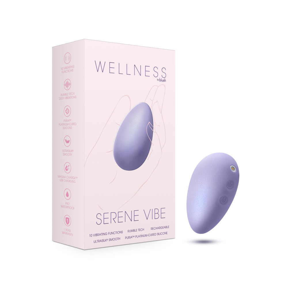 Wellness By Blush™ | Serene Vibe Full Body Personal Hand Held Massager - Made with Purio® Silicone、mySite、bottomscart