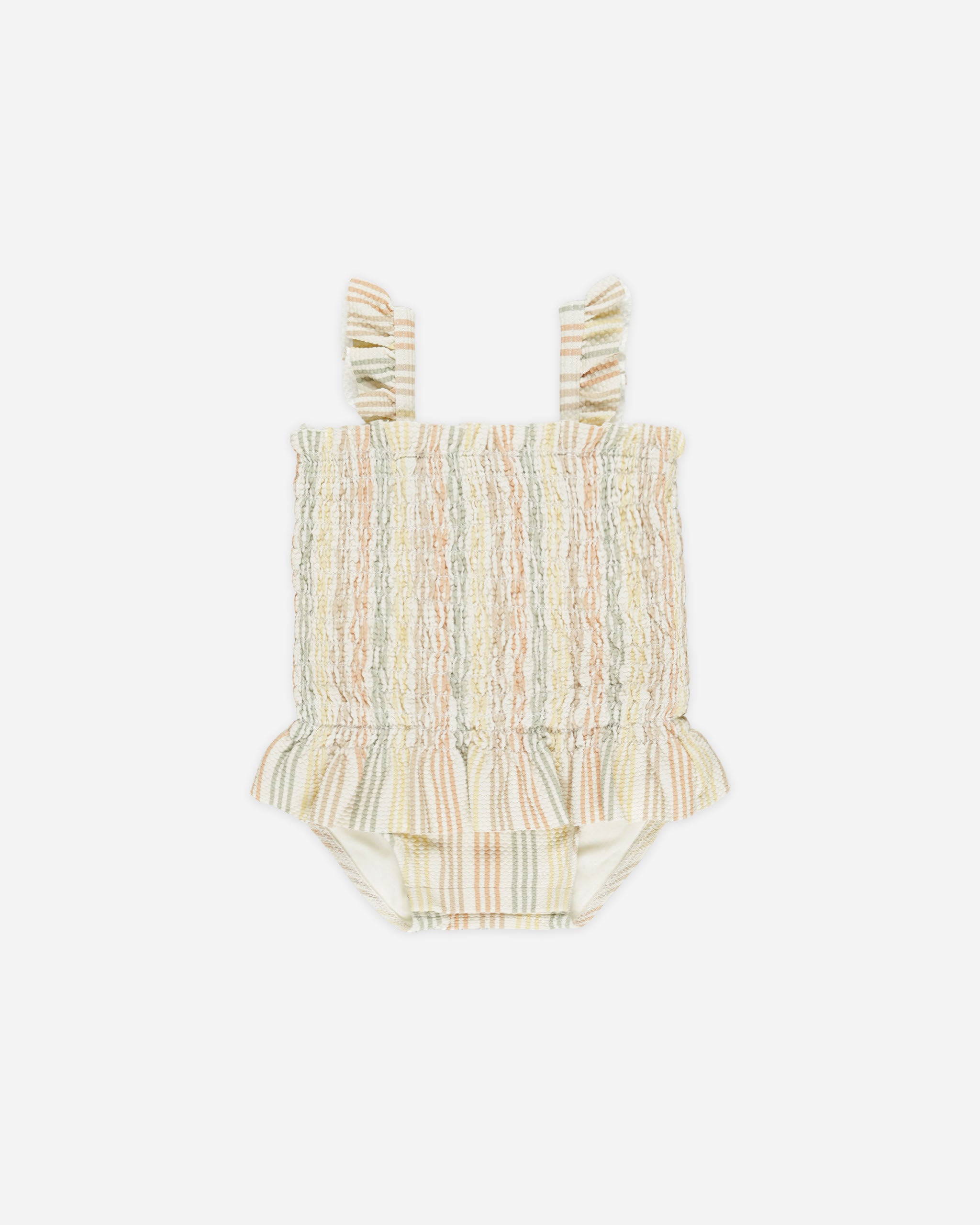 Smocked One-Piece Swimsuit || Multi Stripe、mySite、layawaytickets