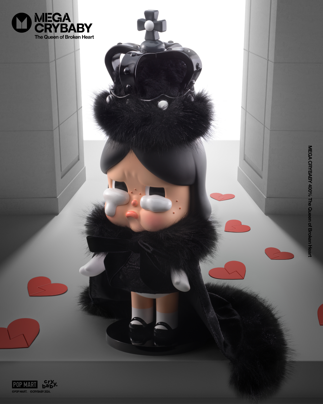  POP MART MEGA CRYBABY 400% The Queen of Broken Heart、mySite、greenlandpopulation