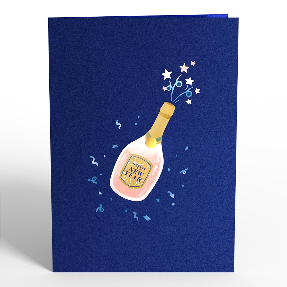 New Year Cheers Pop-Up Card、mySite、solidvoid