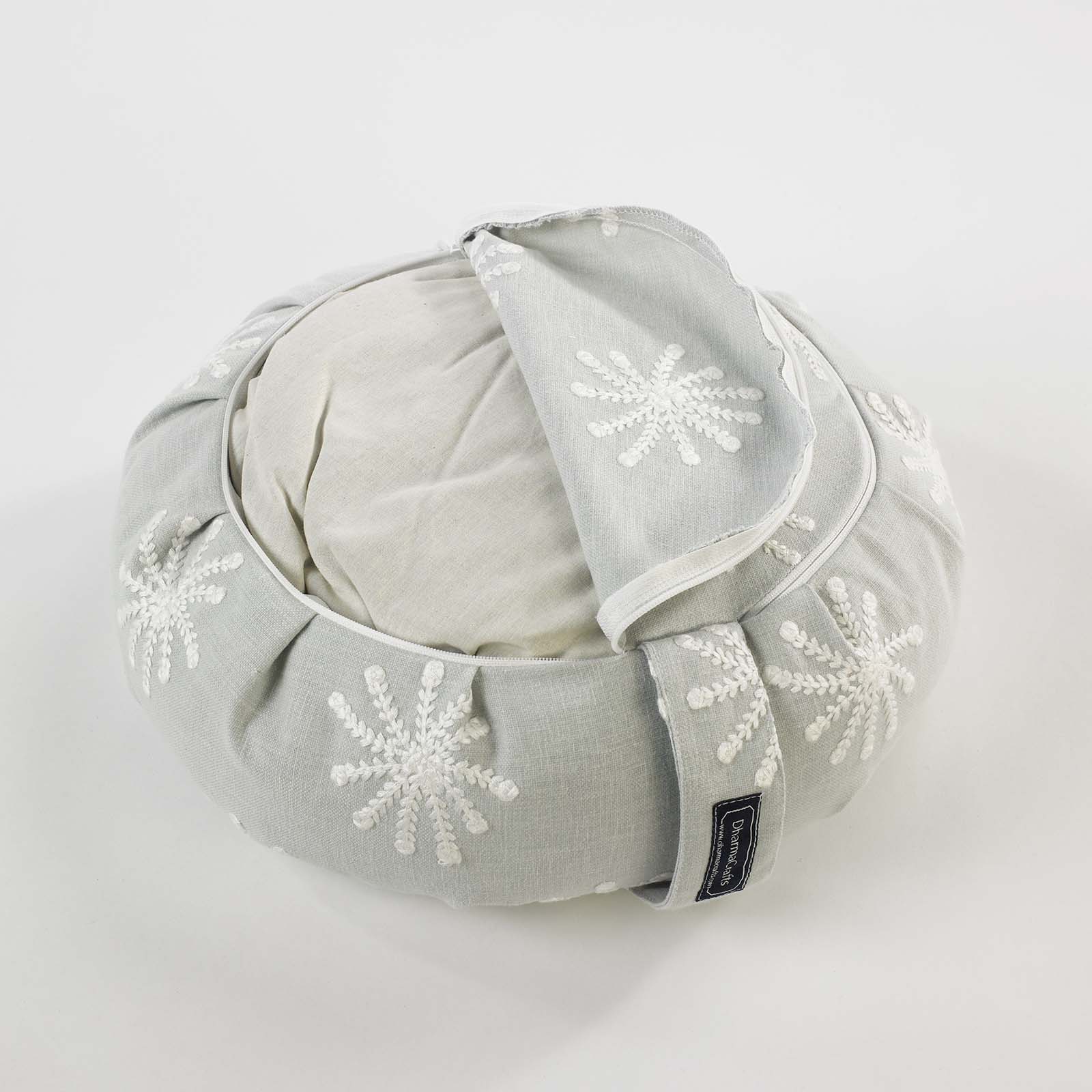 Snowflake Buckwheat Hull Zafu - COVER ONLY、mySite、topwebapps