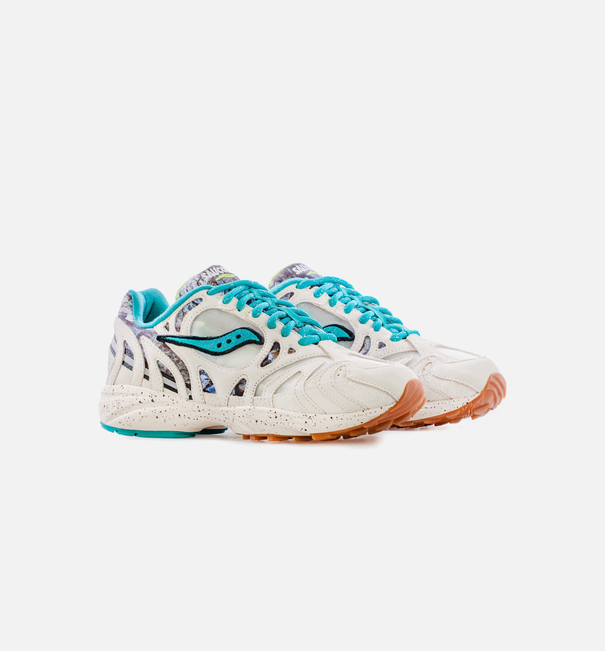 Grid Azura 2000 Creme Blue Mens Running Shoe - Off White/Teal、mySite、dreamappss
