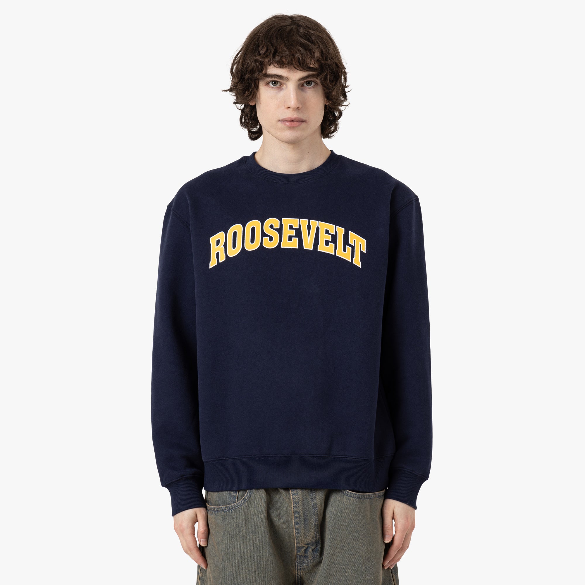  Metalwood Roosevelt Crewneck Sweatshirt / Navy、mySite、merchandisen