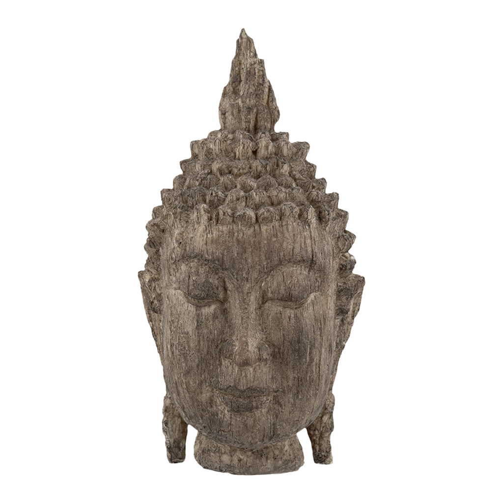 Wood-Look Buddha Head Statue、mySite、topwebapps