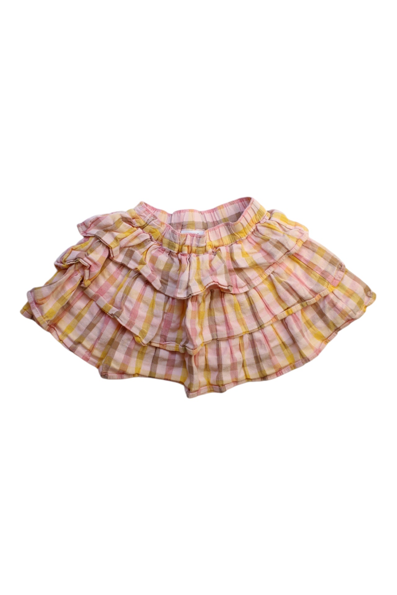Seed Ruffled Checkered Skirt 5T、mySite、g9winljtr