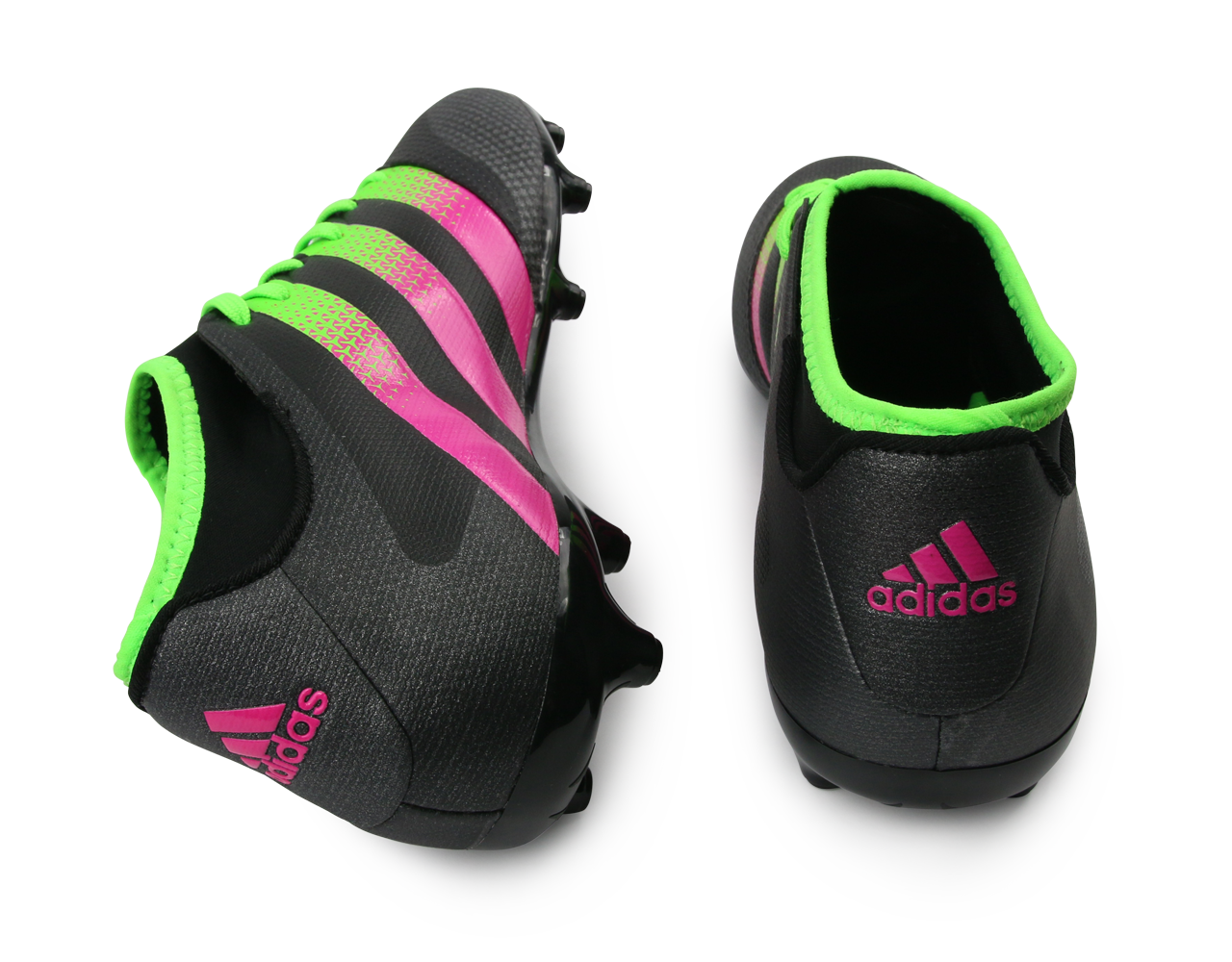 adidas Men's ACE 16.3 Primemesh FG/AG Black/Solar Green/Shock Pink、mySite、bottomscart