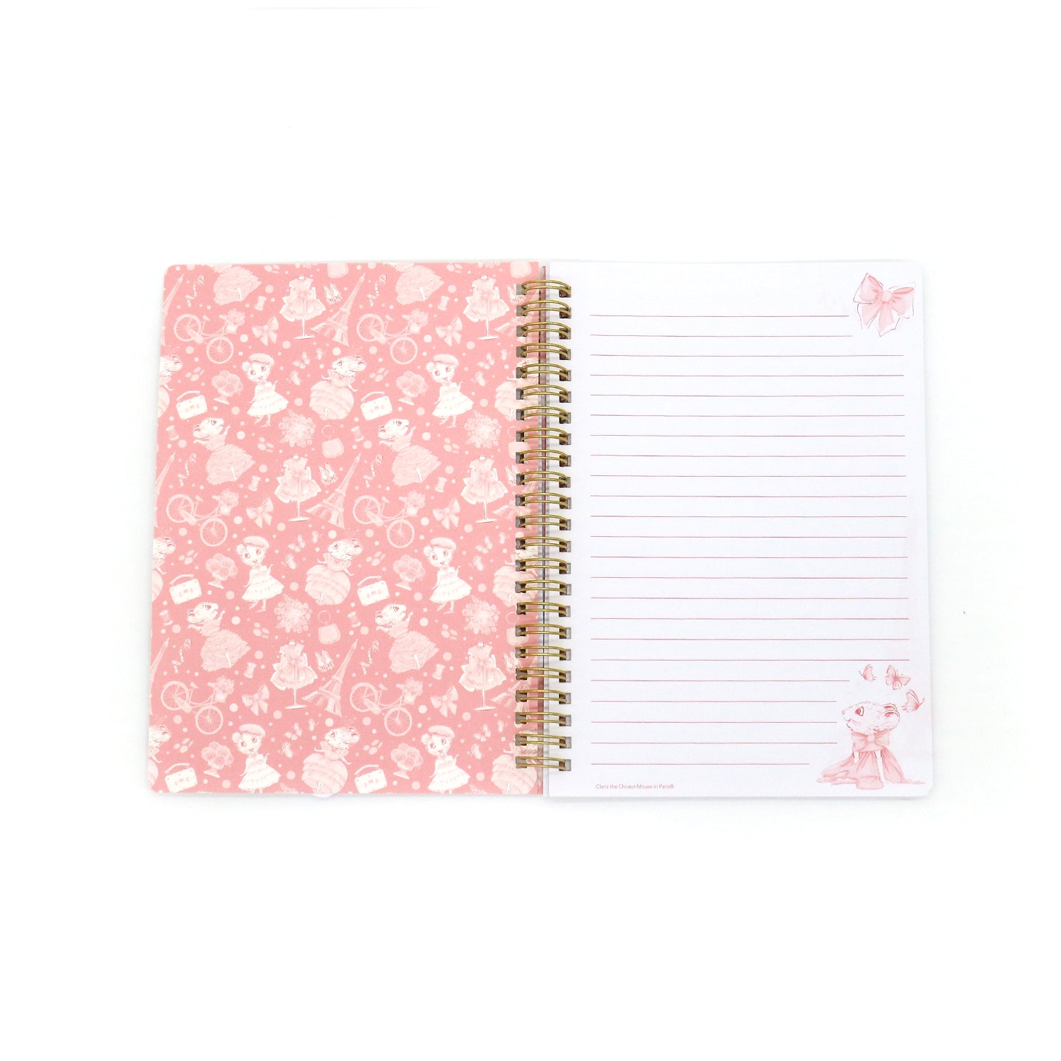 Claris the Mouse - Magnificent Mess A5 Notebook、mySite、g9winljtr