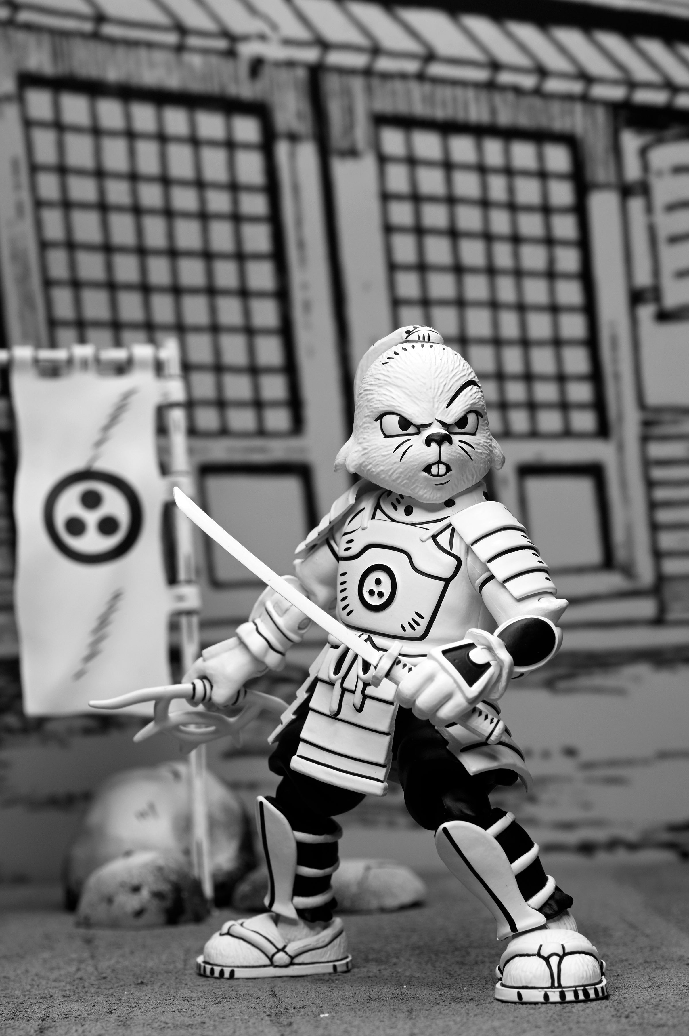 NECA Teenage Mutant Ninja Turtles Ultimate Samurai Usagi Yojimbo (Black & White)、mySite、hgirdovlk