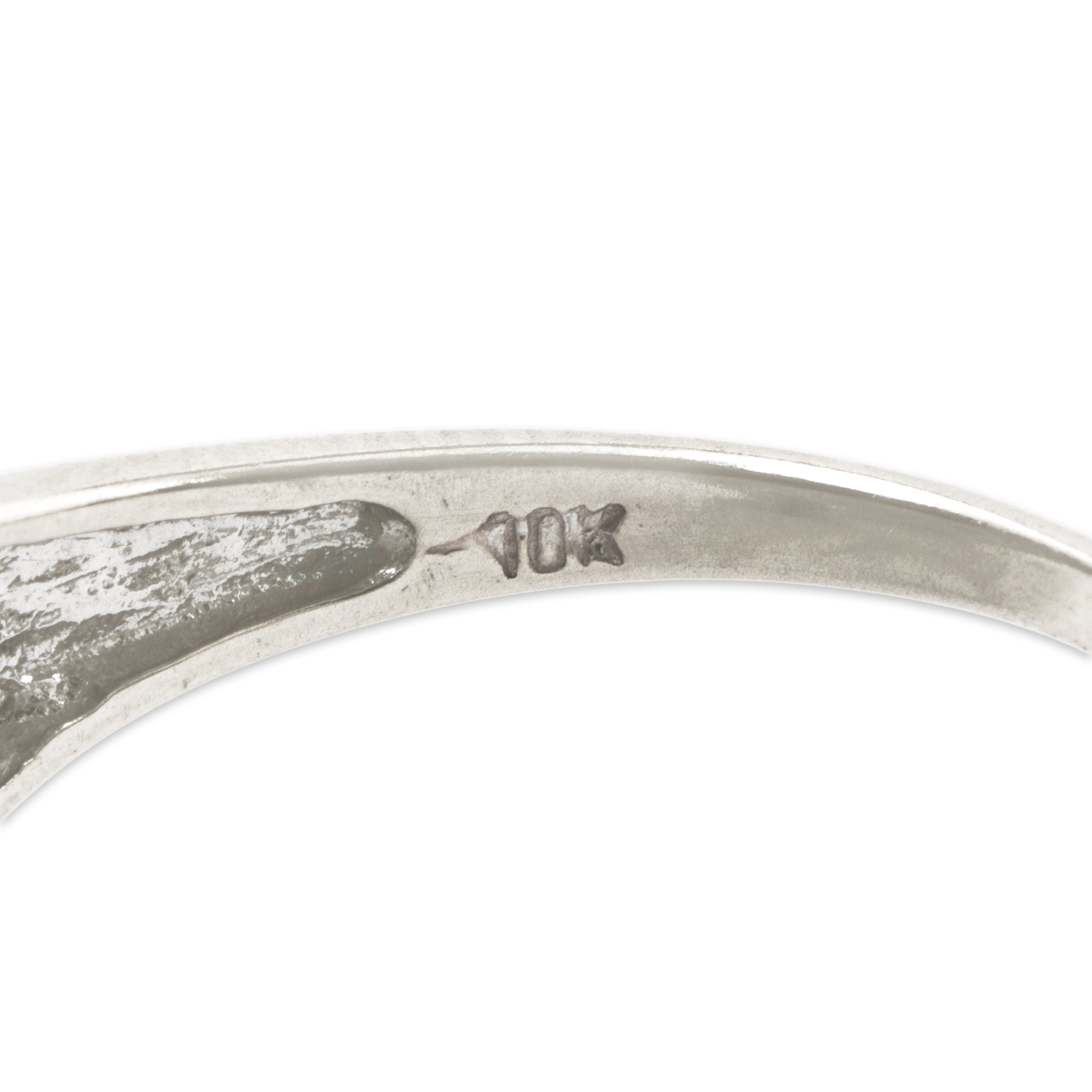 Vintage 10k White Gold 1.5ct Blue Topaz Marquise Cluster Cocktail Ring 8.50、mySite、hinf8tx79