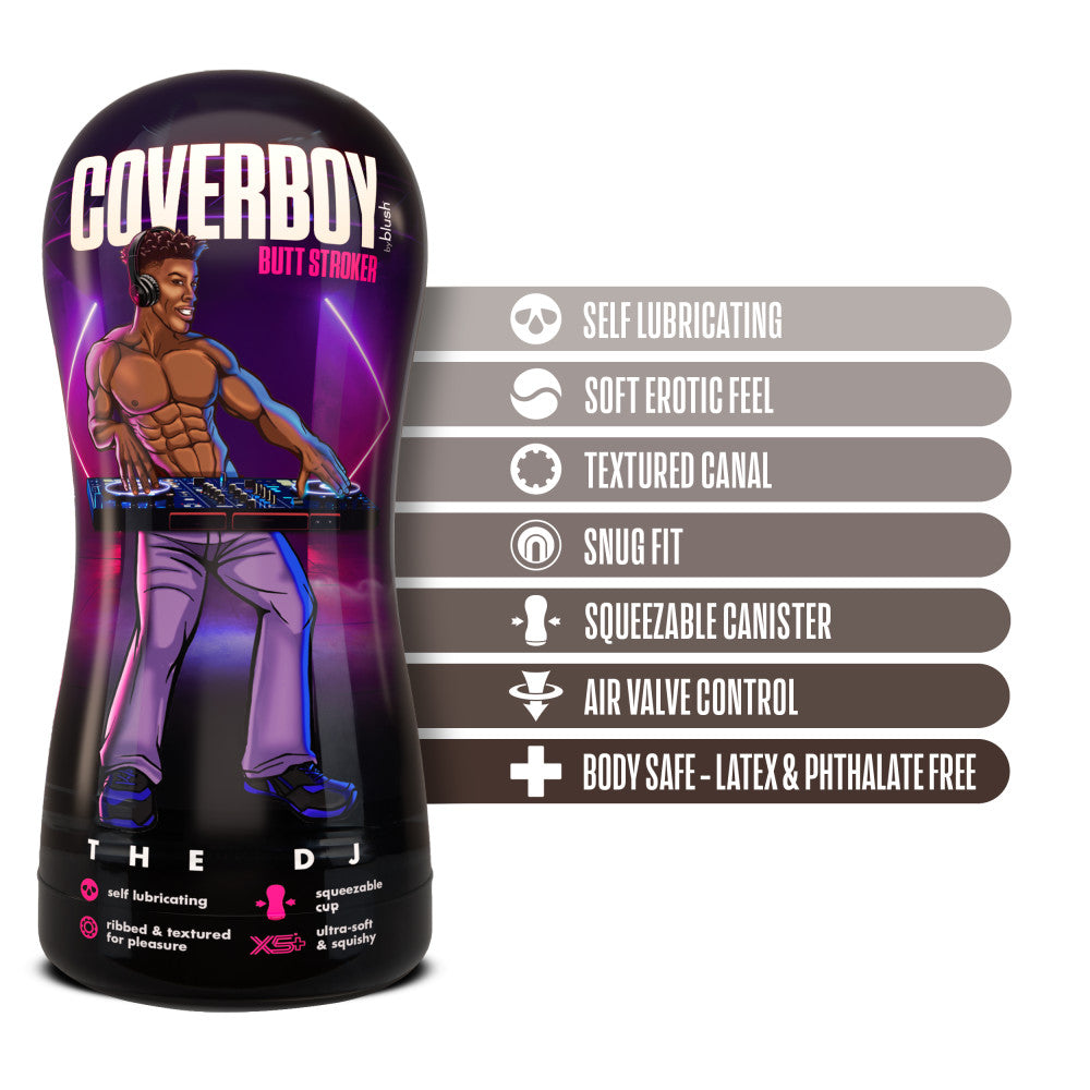 Coverboy™ By Blush® | The DJ Self Lubricating Realistic Brown Butt Stroker、mySite、bottomscart