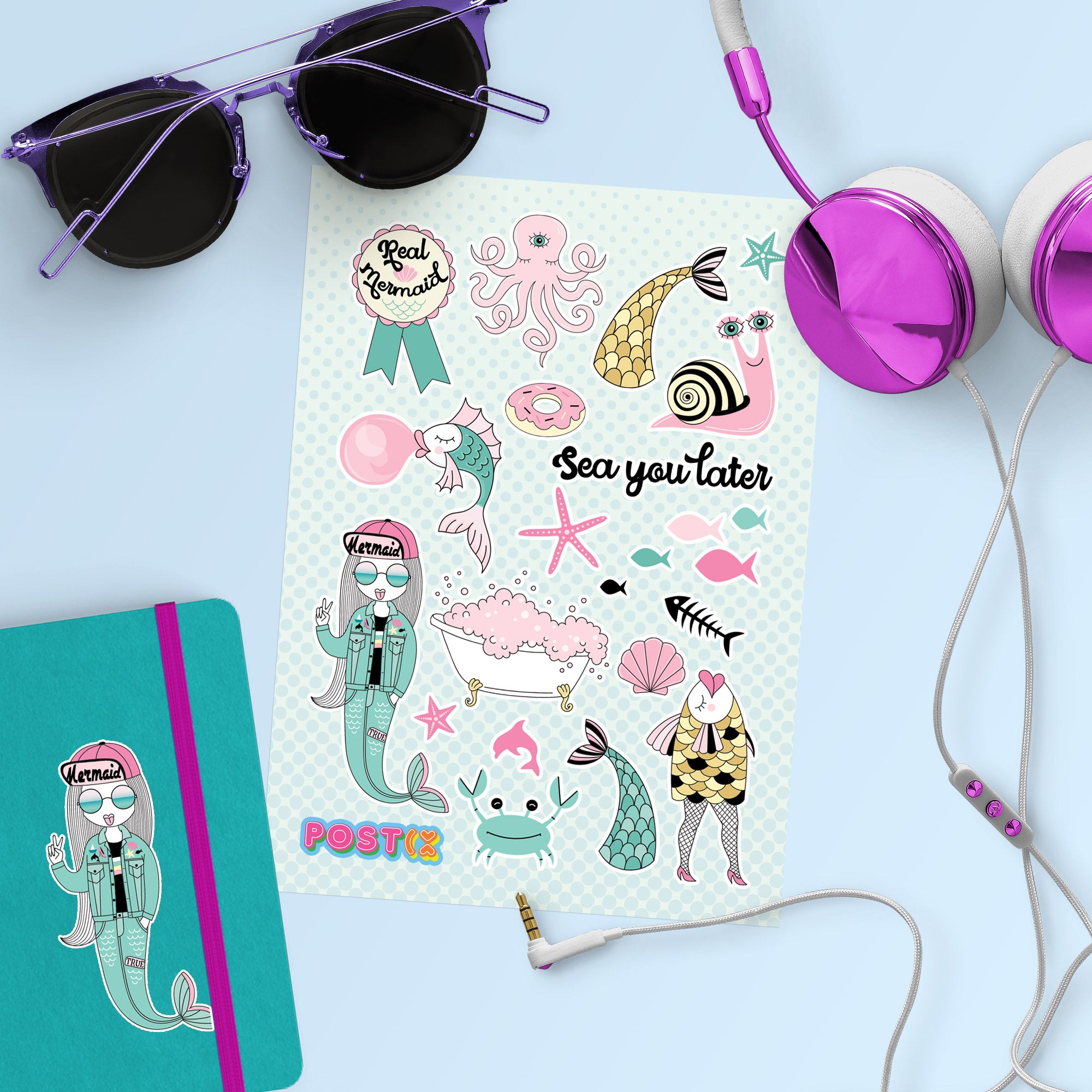  Fantasea Sticker Sheet、mySite、ghnorth