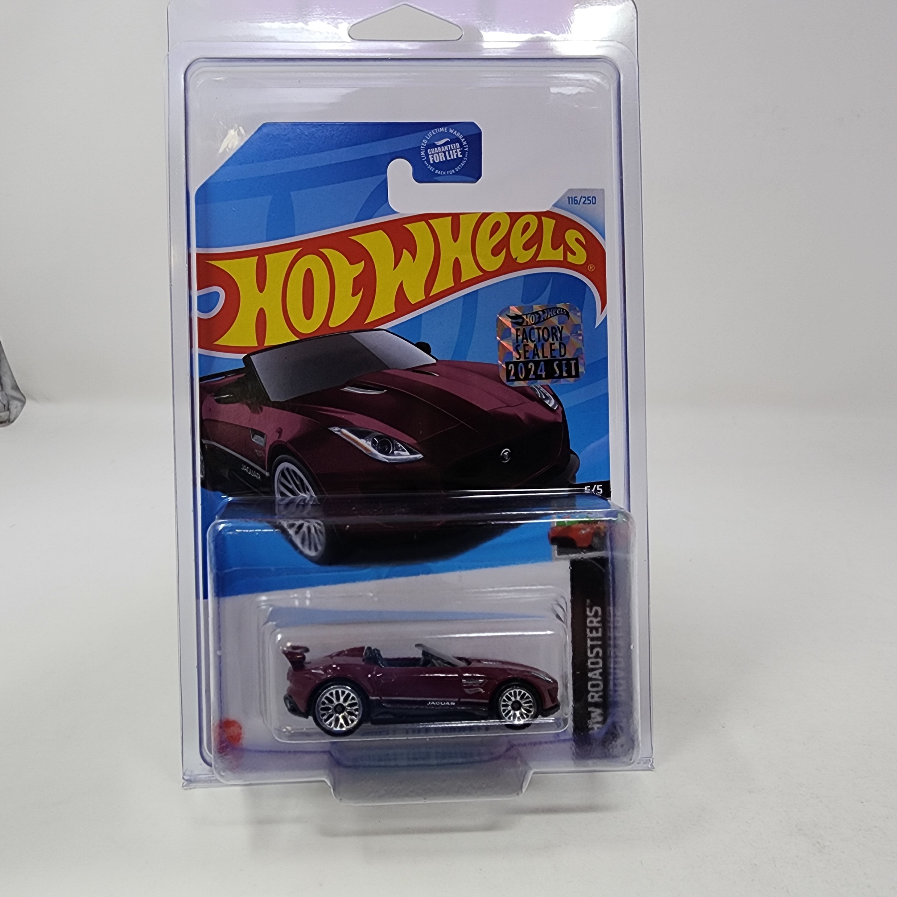 '15 Jaguar F-Type Project 7 * Burgundy * 2024 Hot Wheels Basic w/ Factory Holo、mySite、hgirdovlk