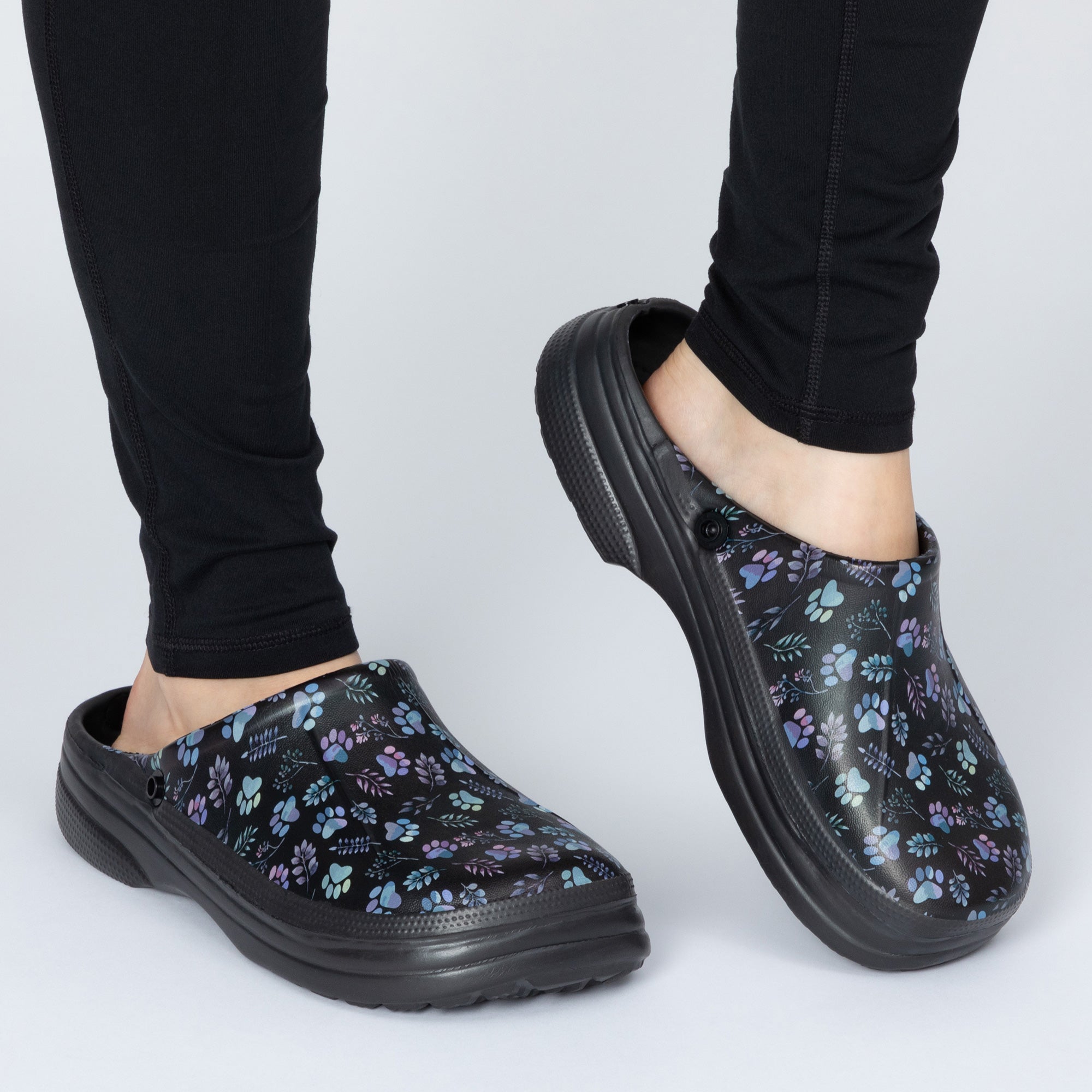 Paw Print Indoor/Outdoor Slide Slippers、mySite、camillekostekn