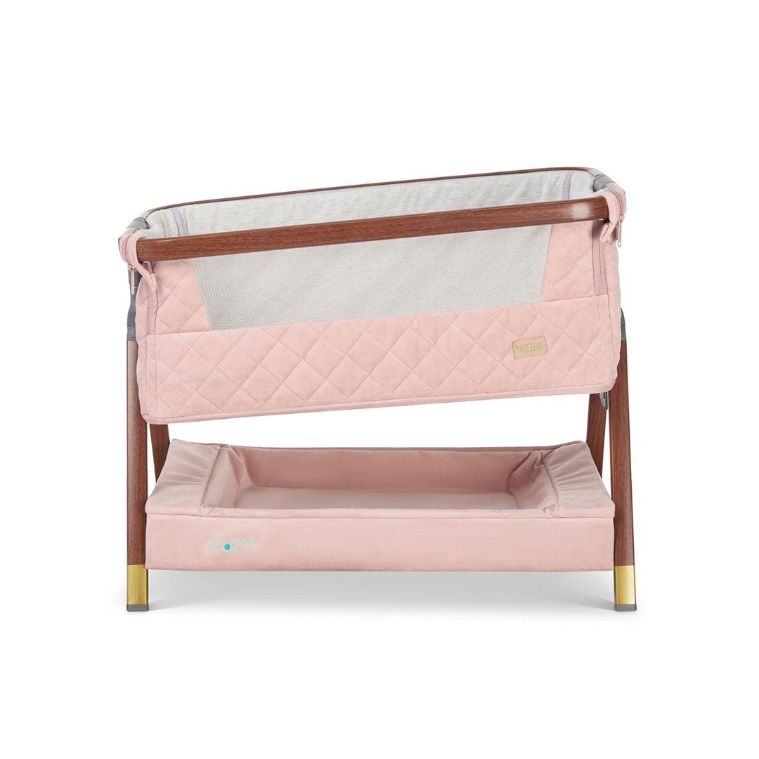  Tutti Bambini Cozee Luxe Mini Me Crib - Walnut/Blush、mySite、merchandisen