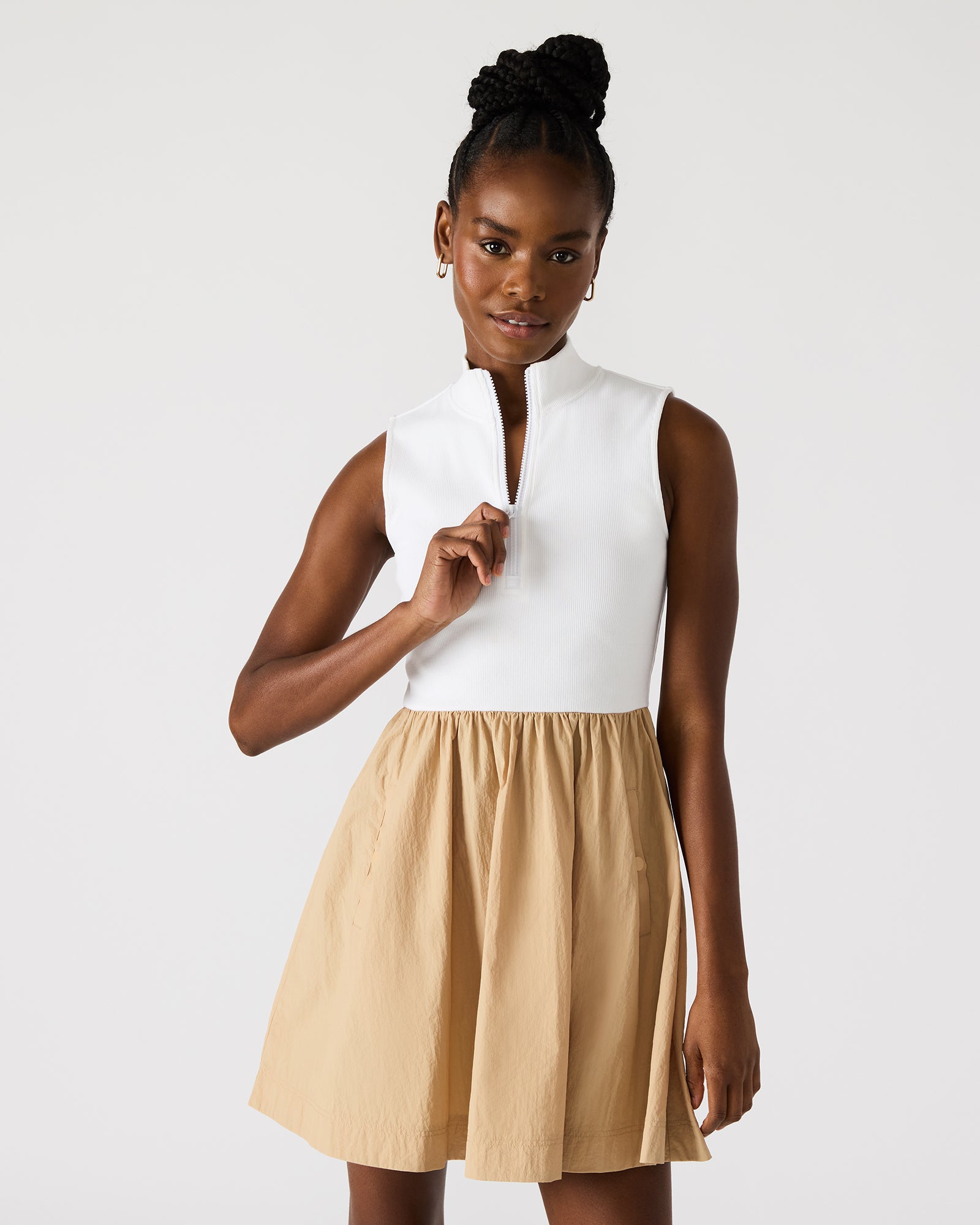 LYON DRESS TAUPE、mySite、gtrtttuynbv