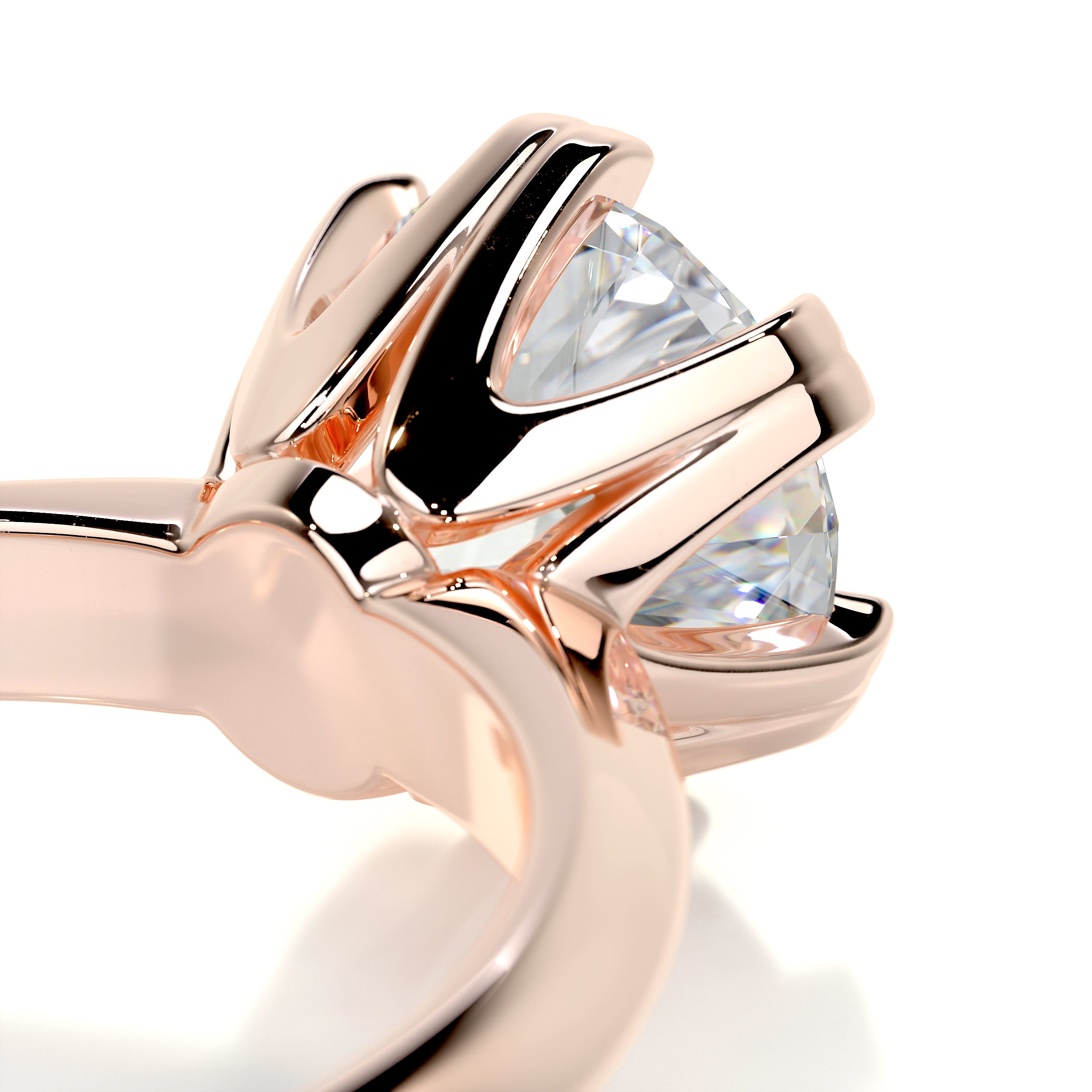 Alexis Moissanite Ring -14K Rose Gold、mySite、hinf8tx79