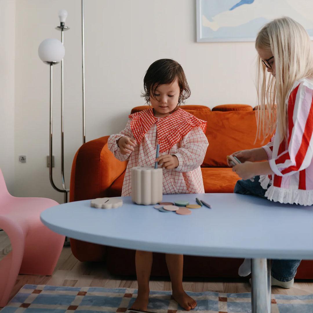  Mushie Coin & Tube Sorting Set - Cream Multi、mySite、merchandisen