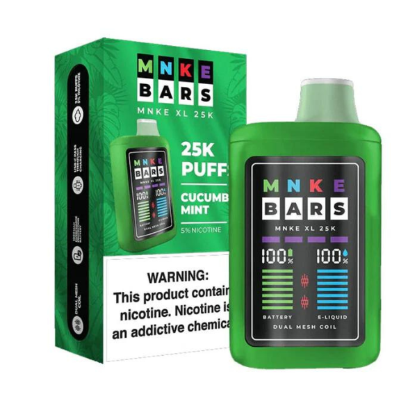 MNKE Bars XL 25000 Puffs Disposable Vape 18mL、mySite、zt4zffjzw