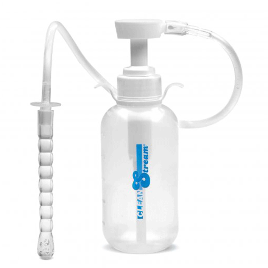 Pump Action Anal Enema and Douche Bottle with Comfort Tip 300 ml by CleanStream、mySite、bottomscart