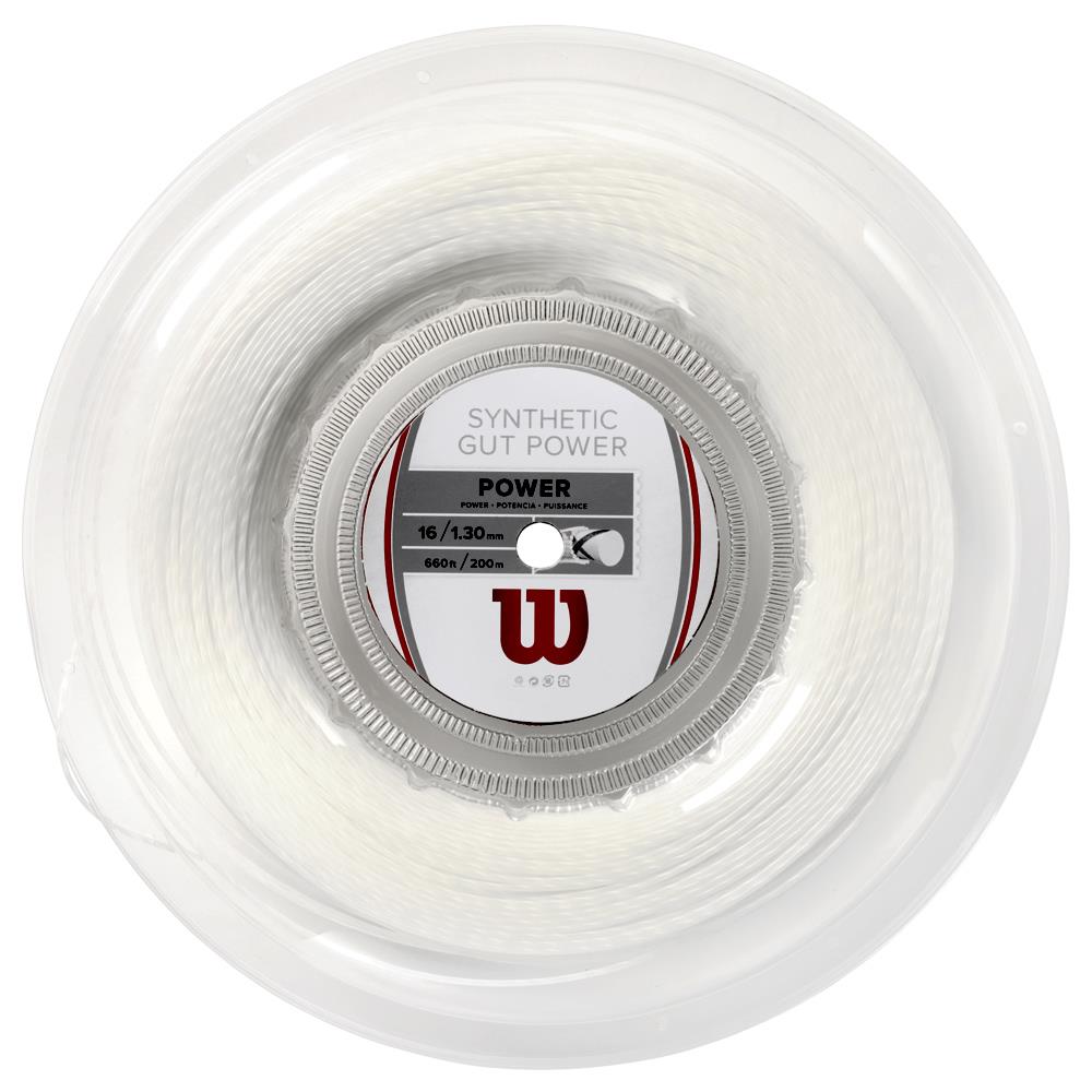 Wilson Synthetic Gut Power - 130 White - String Reel