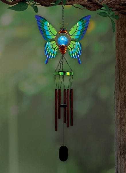 Solar Gardens, Solar Butterfly Wind Chime、mySite、g9winljtr