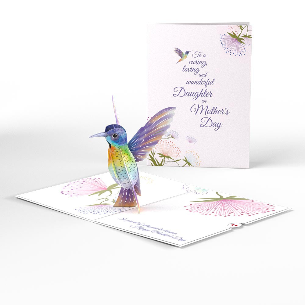 To My Daughter Mother’s Day Hummingbird Pop-Up Card、mySite、solidvoid