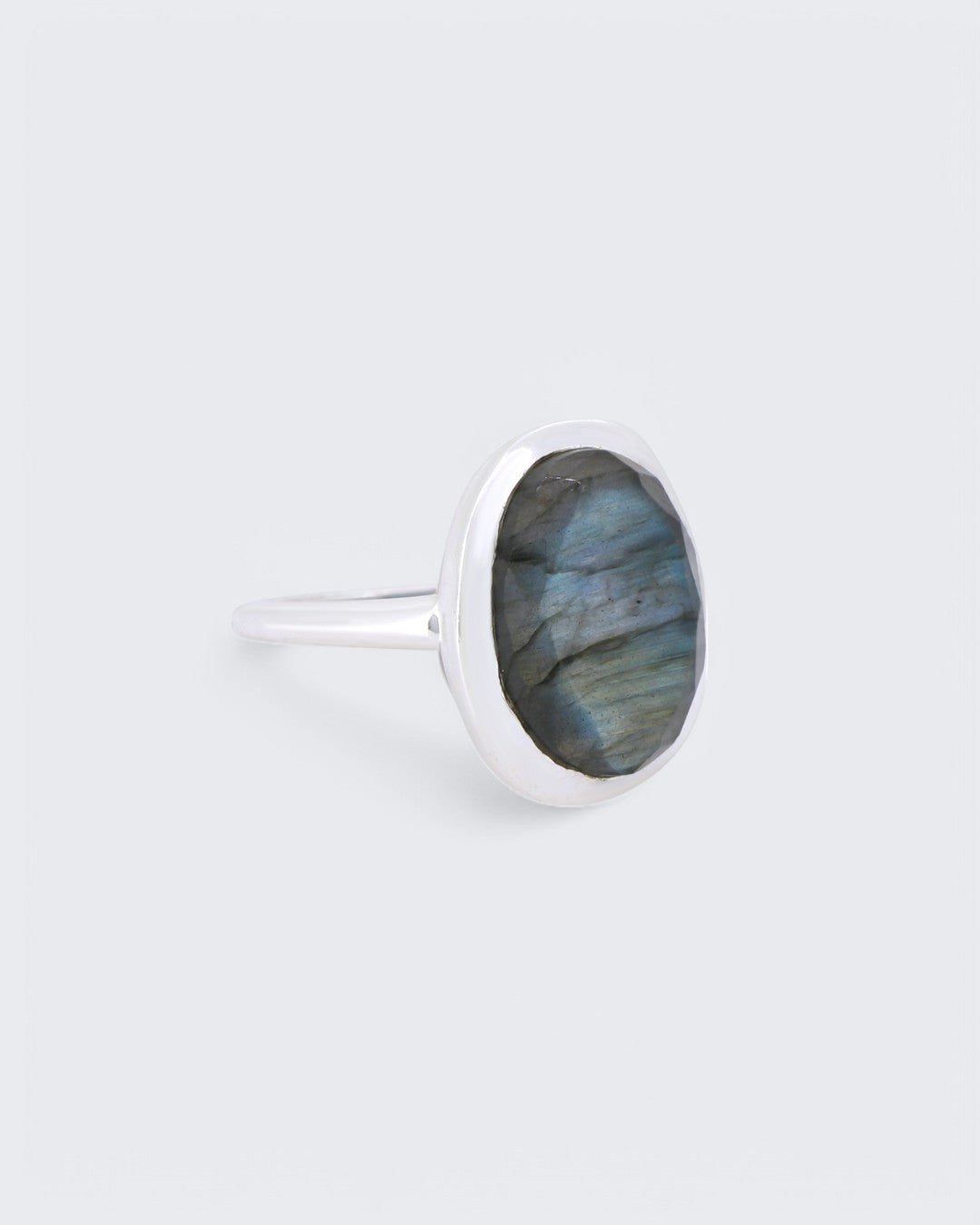Labradorite Oval Sterling Silver Ring、mySite、topwebapps