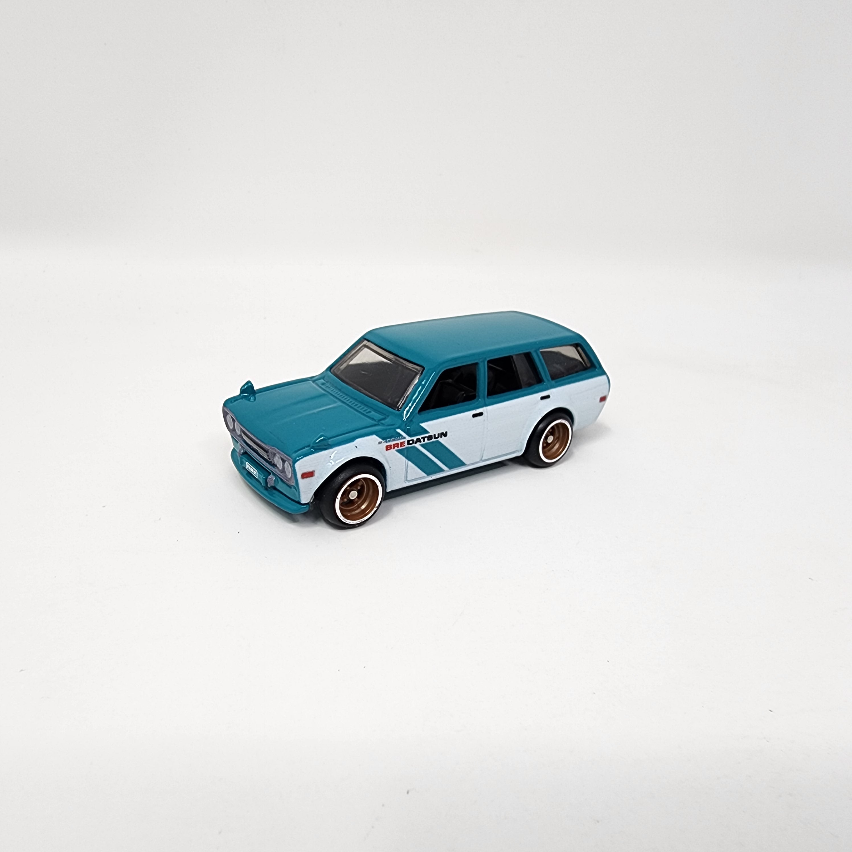 BRE Datsun 510 Wagon * Teal * 1:64 scale Loose Diecast Hot Wheels、mySite、hgirdovlk