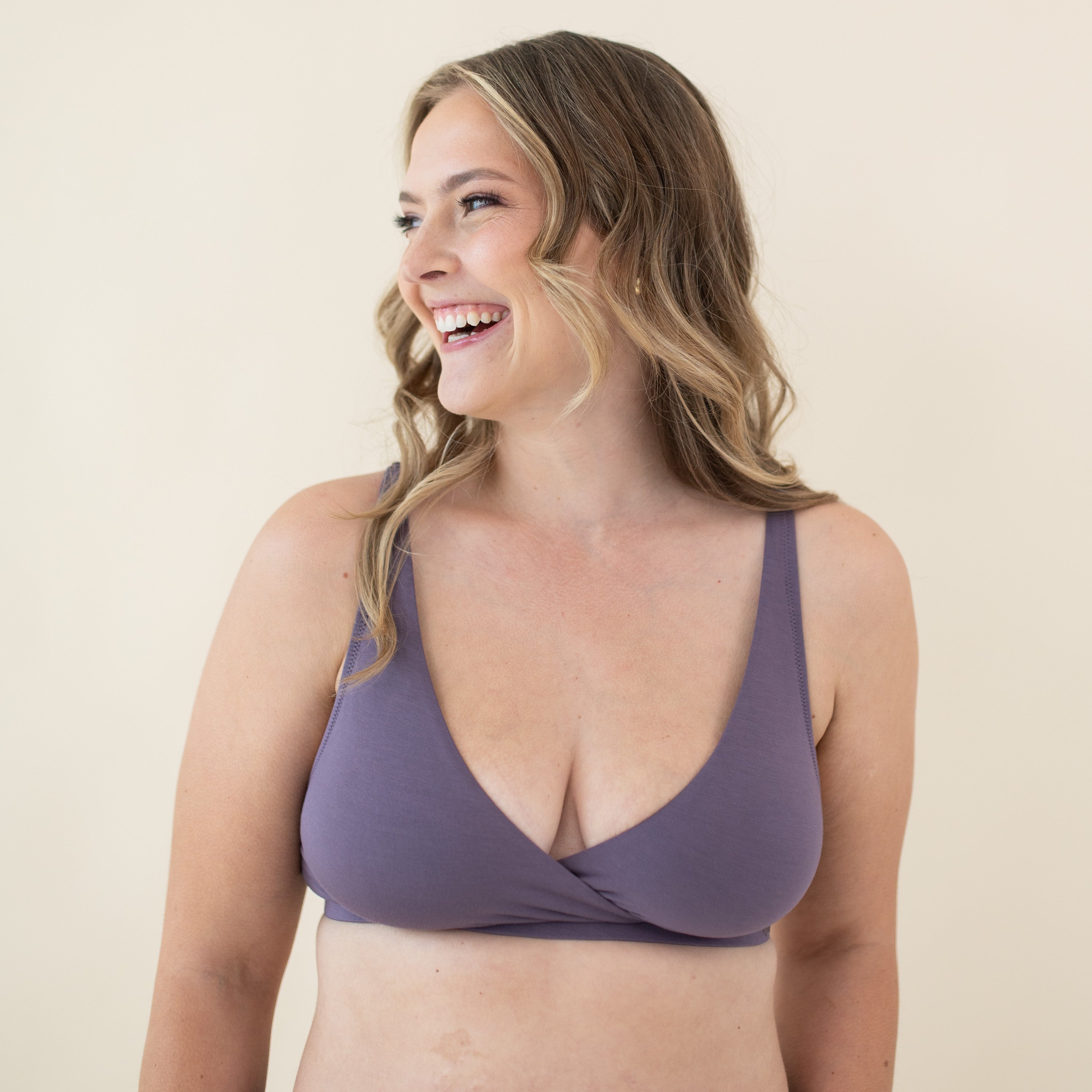  Women's Cross Front Bralette in Currant、mySite、layawaytickets