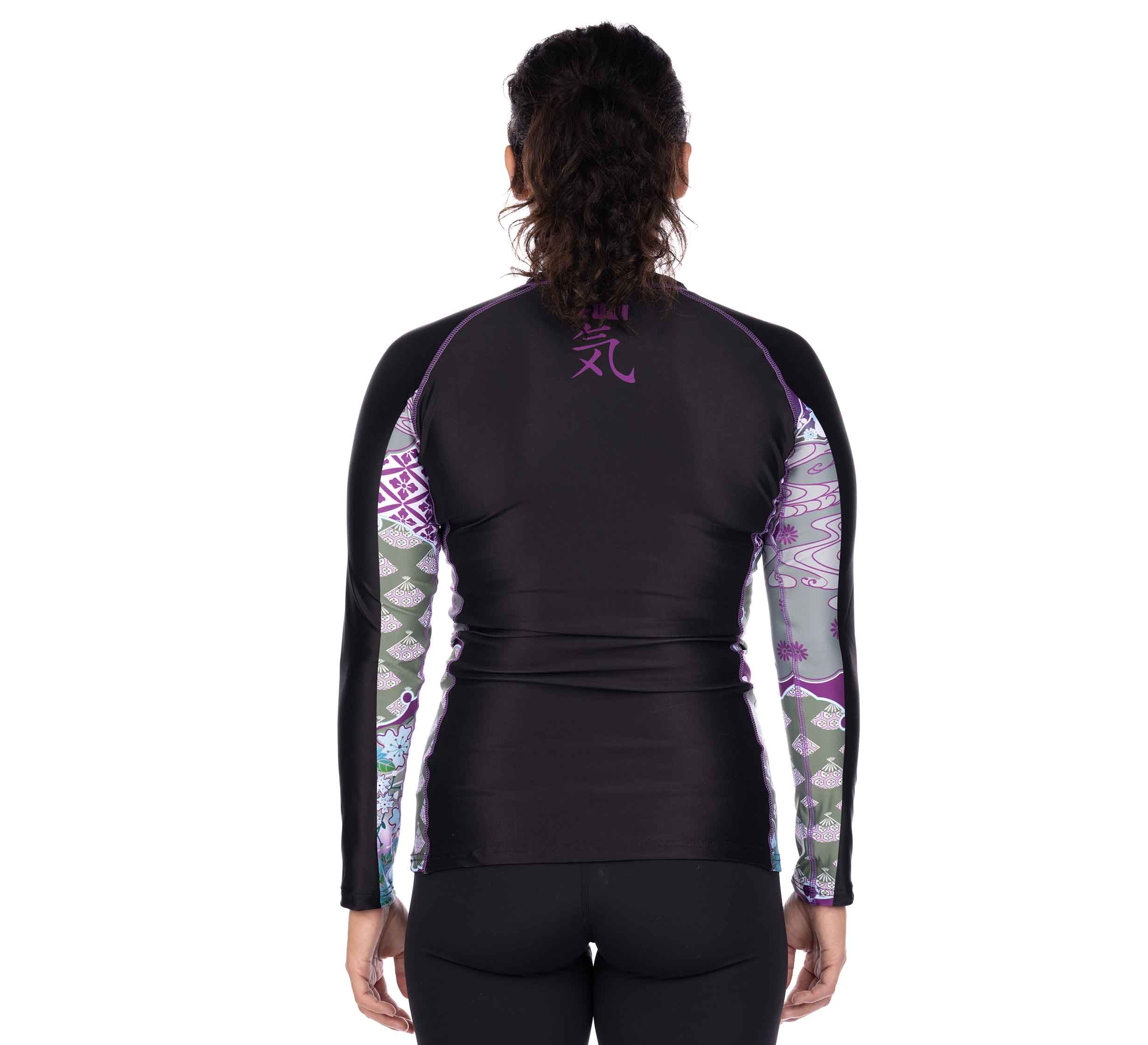 Kimono Womens Long Sleeve Rashguard Purple、mySite、gigharbornorthrealestate