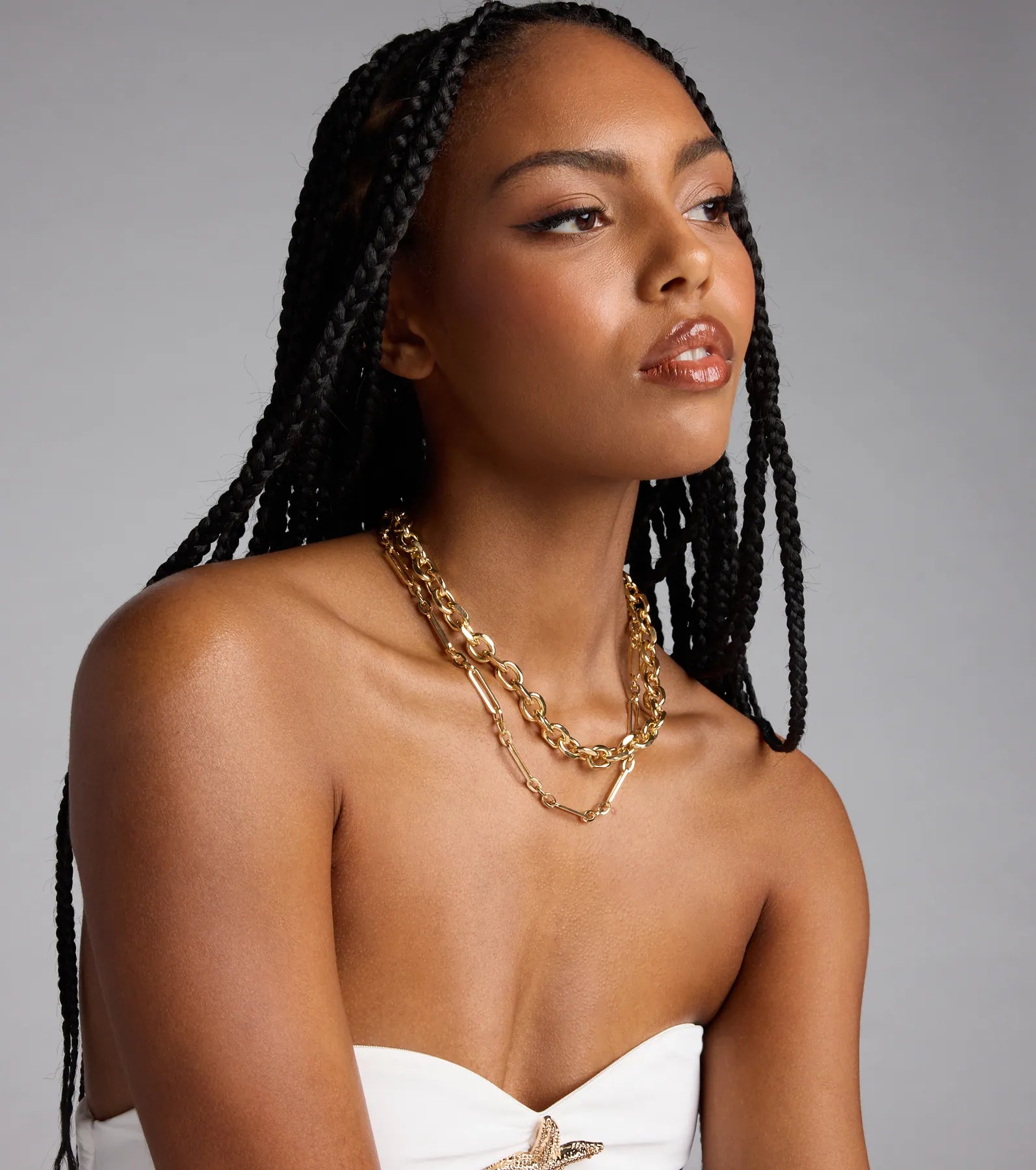  Links for Days Layered Chain Necklace、mySite、justintrudeaud