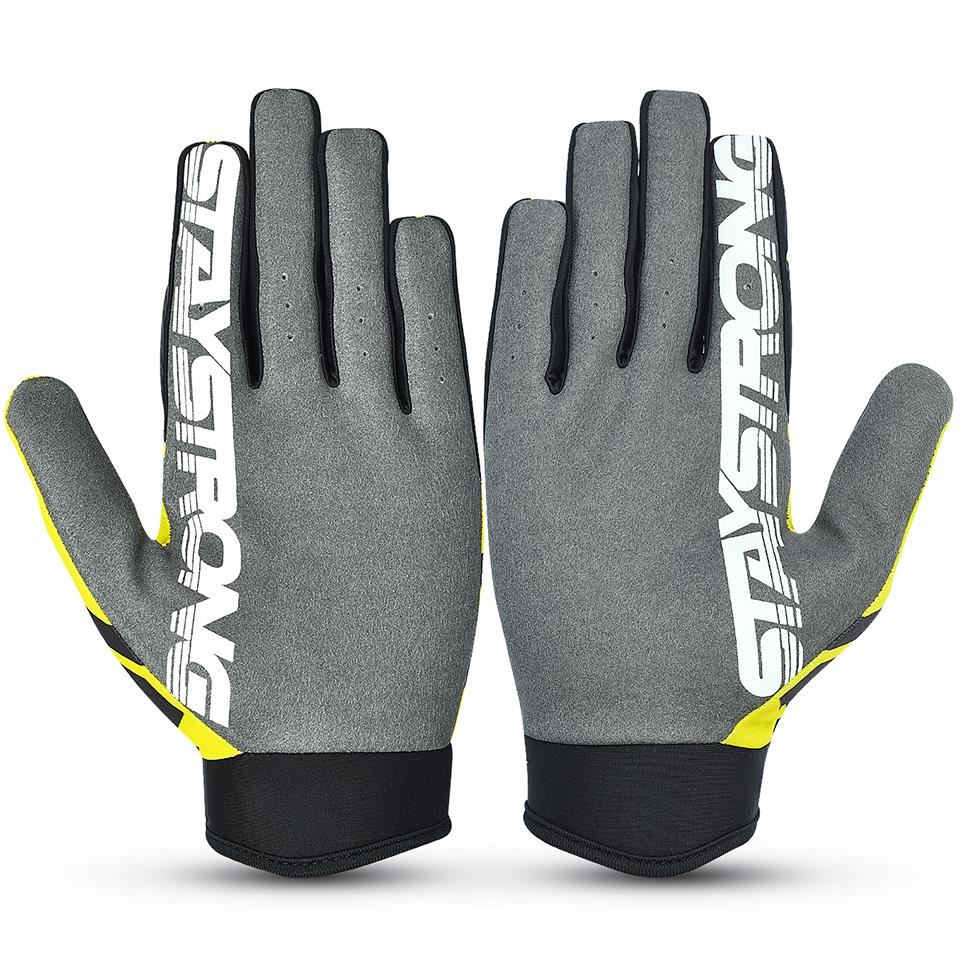  Stay Strong Chev Stripe Gloves - Yellow、mySite、merchandisen