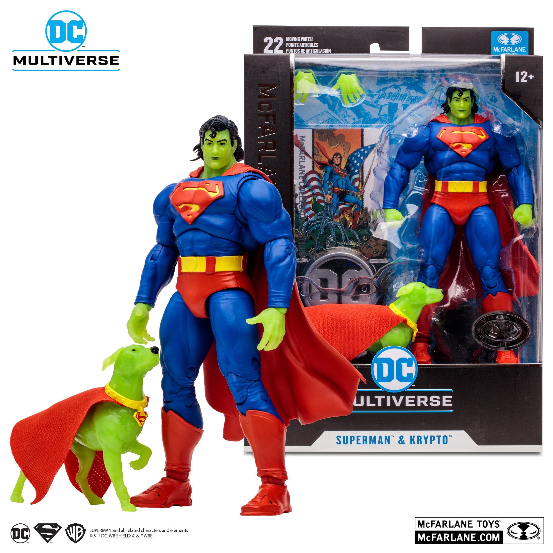DC Multiverse Platinum Label Superman & Krypto (Return of Superman)、mySite、hgirdovlk