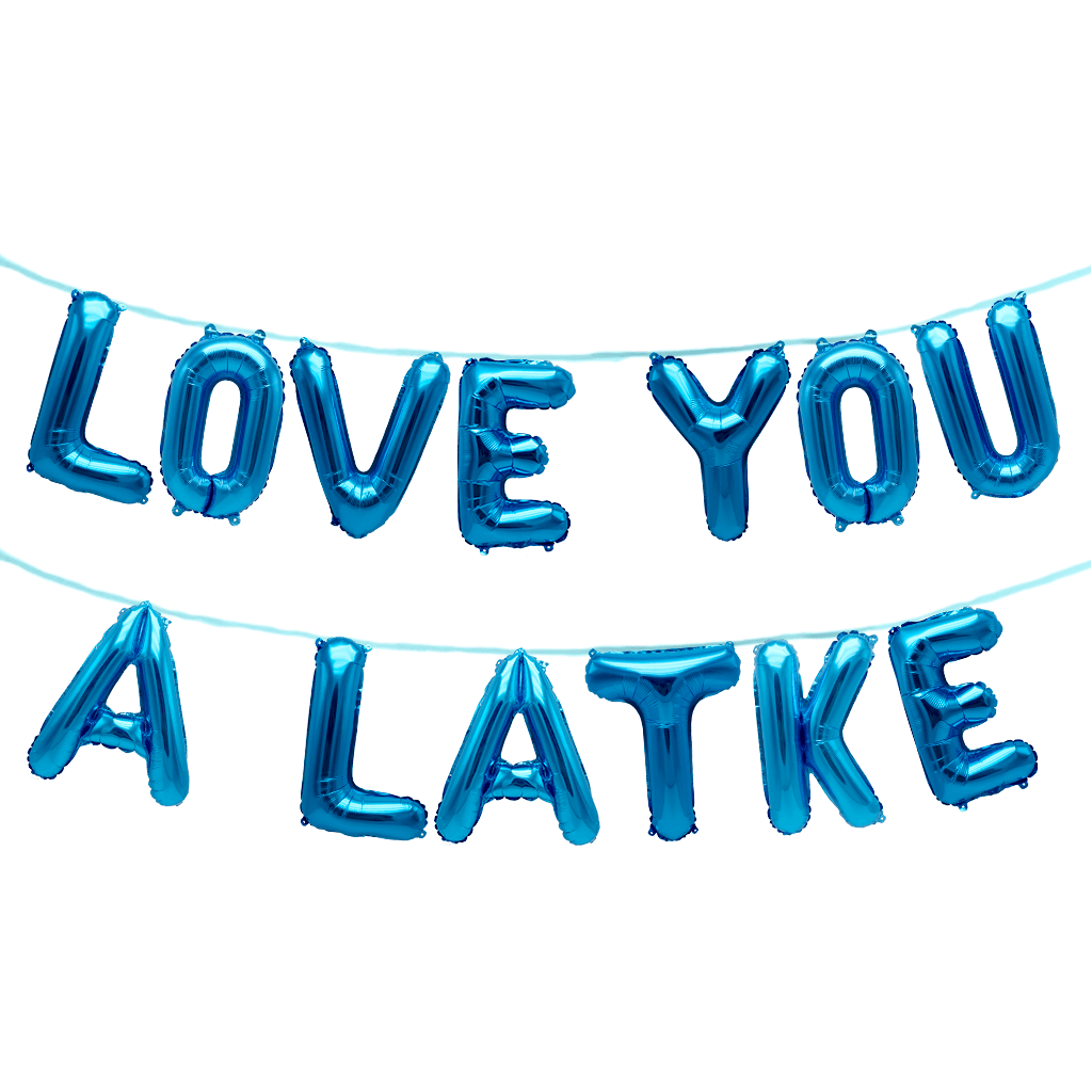 Love You a Latke Balloon Banner、mySite、topwebapps