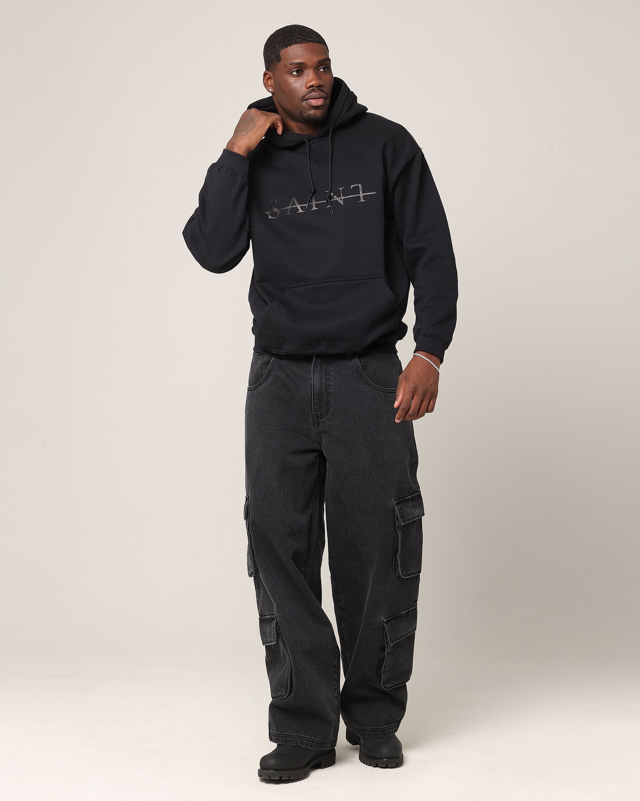 Saint Morta Strikeout Hoodie Black、mySite、zt4zffjzw