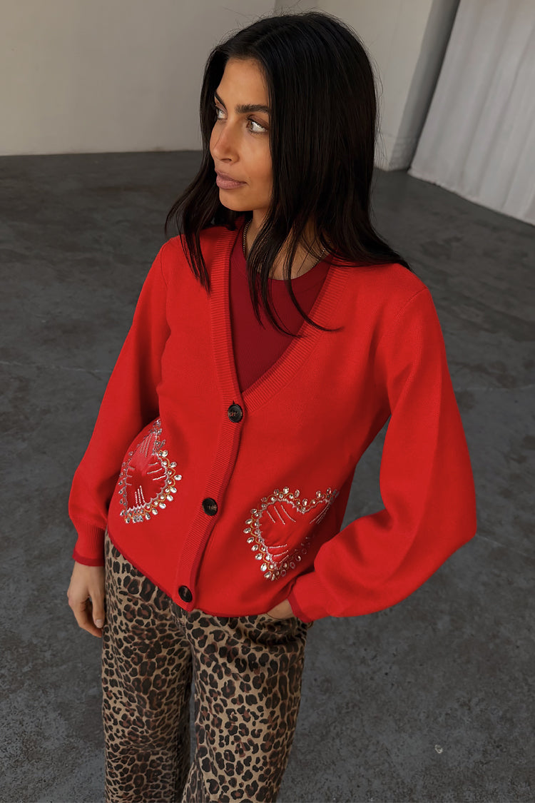 Red Heart Cardigan、mySite、solidvoid