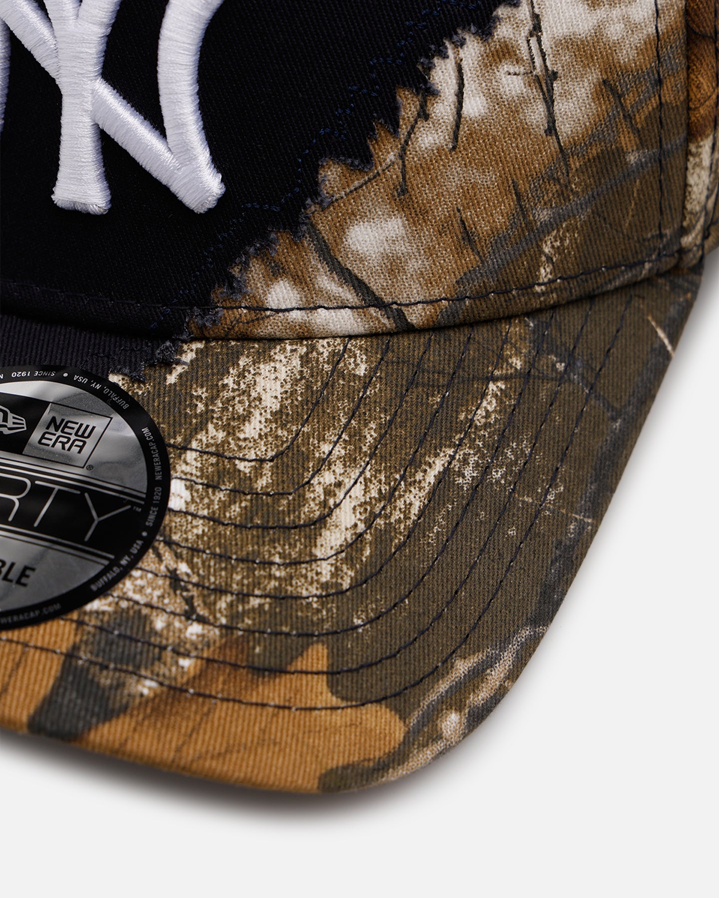 New Era New York Yankees 'Camo Tear Away' 9FORTY A-Frame Snapback Camo/Official Team Color、mySite、zt4zffjzw