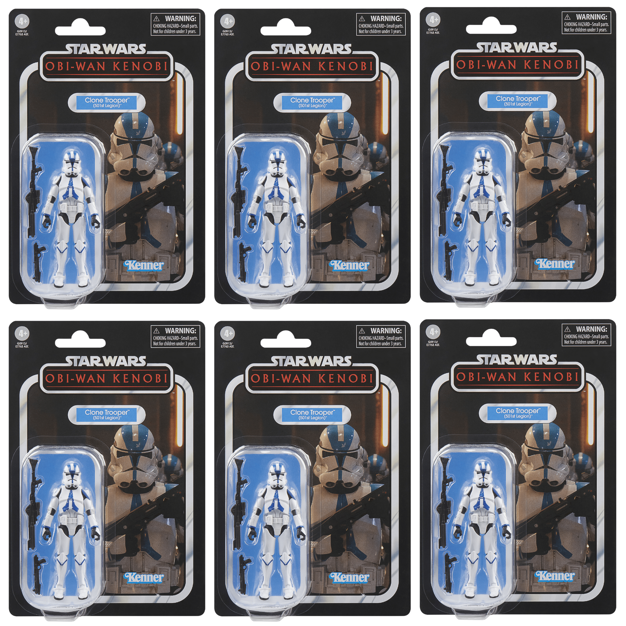 Star Wars The Vintage Collection 501st Legion Clone Trooper (Kenobi) ARMY BUILDER SET OF 6、mySite、hgirdovlk