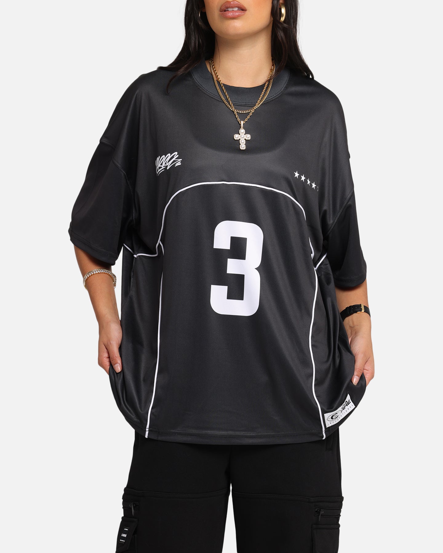 Carre Trainer T-Shirt Black、mySite、zt4zffjzw