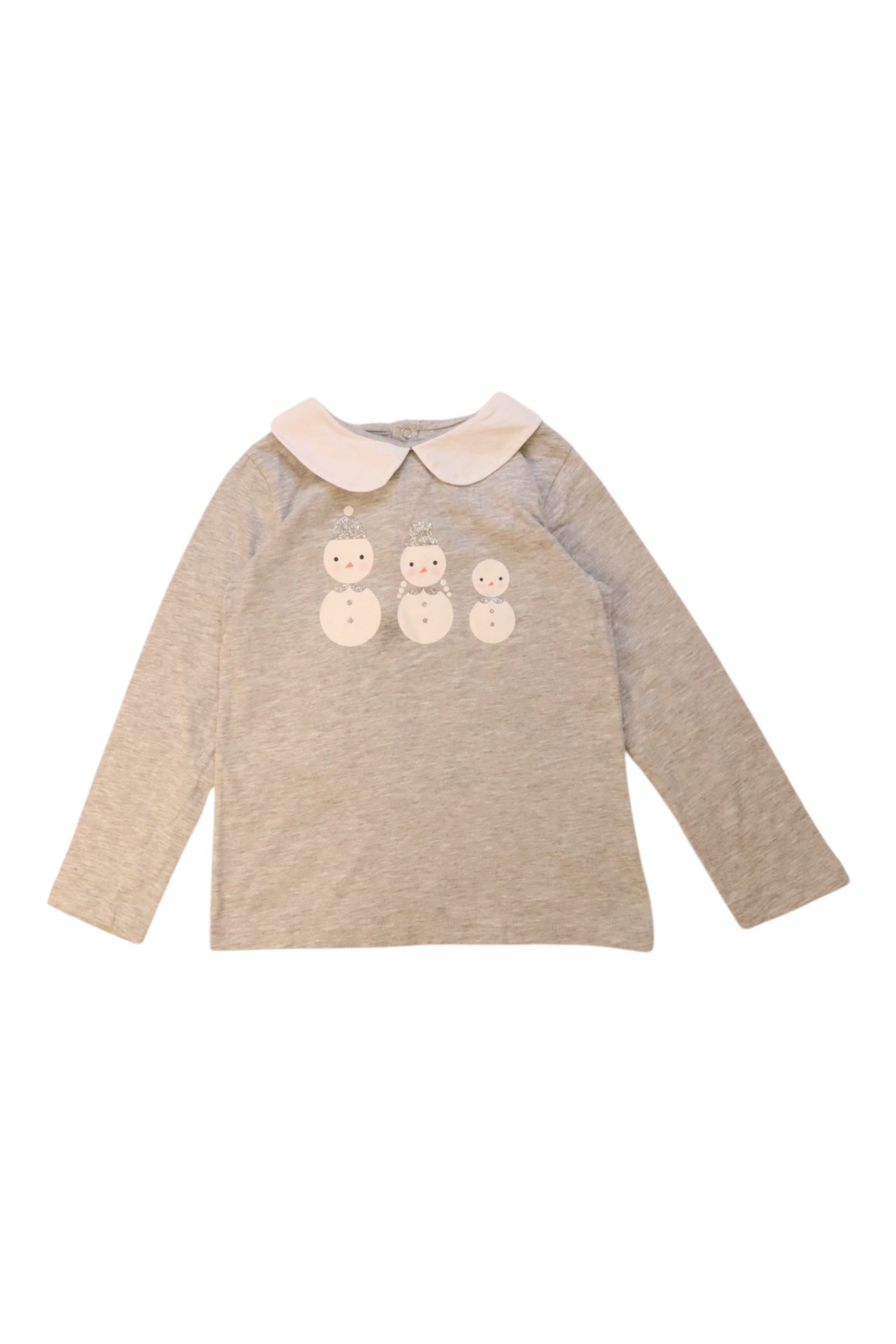 Jacadi Snowman Long Sleeve Top 6T、mySite、g9winljtr
