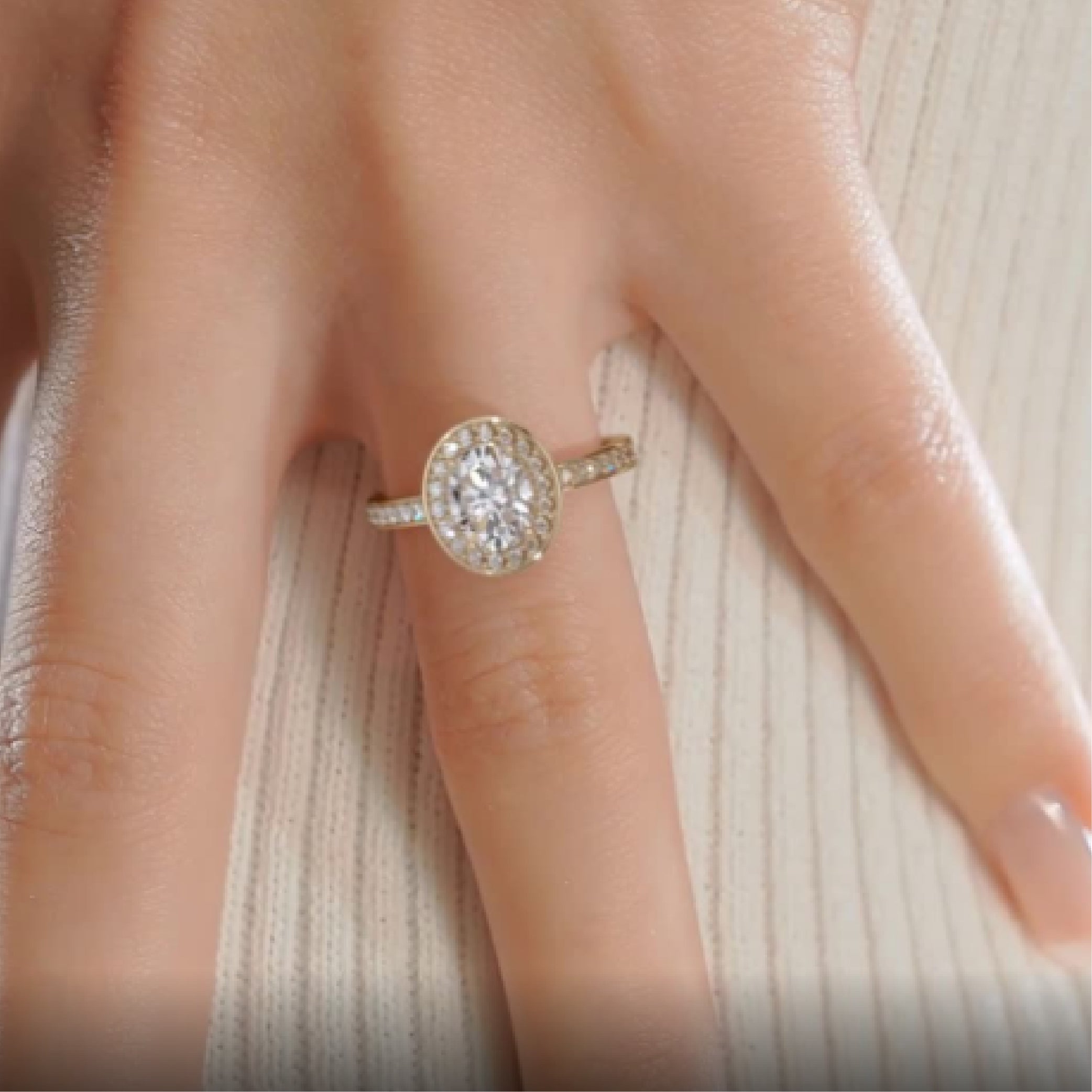 Raina Diamond Engagement Ring -18K Yellow Gold、mySite、hinf8tx79